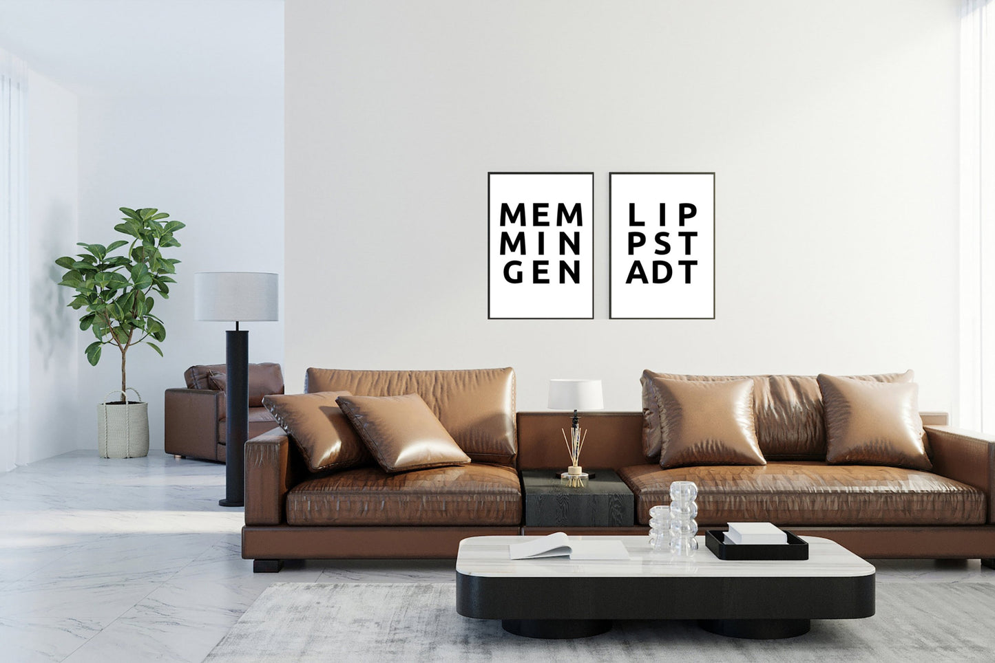 Poster Stadt MEMMINGEN