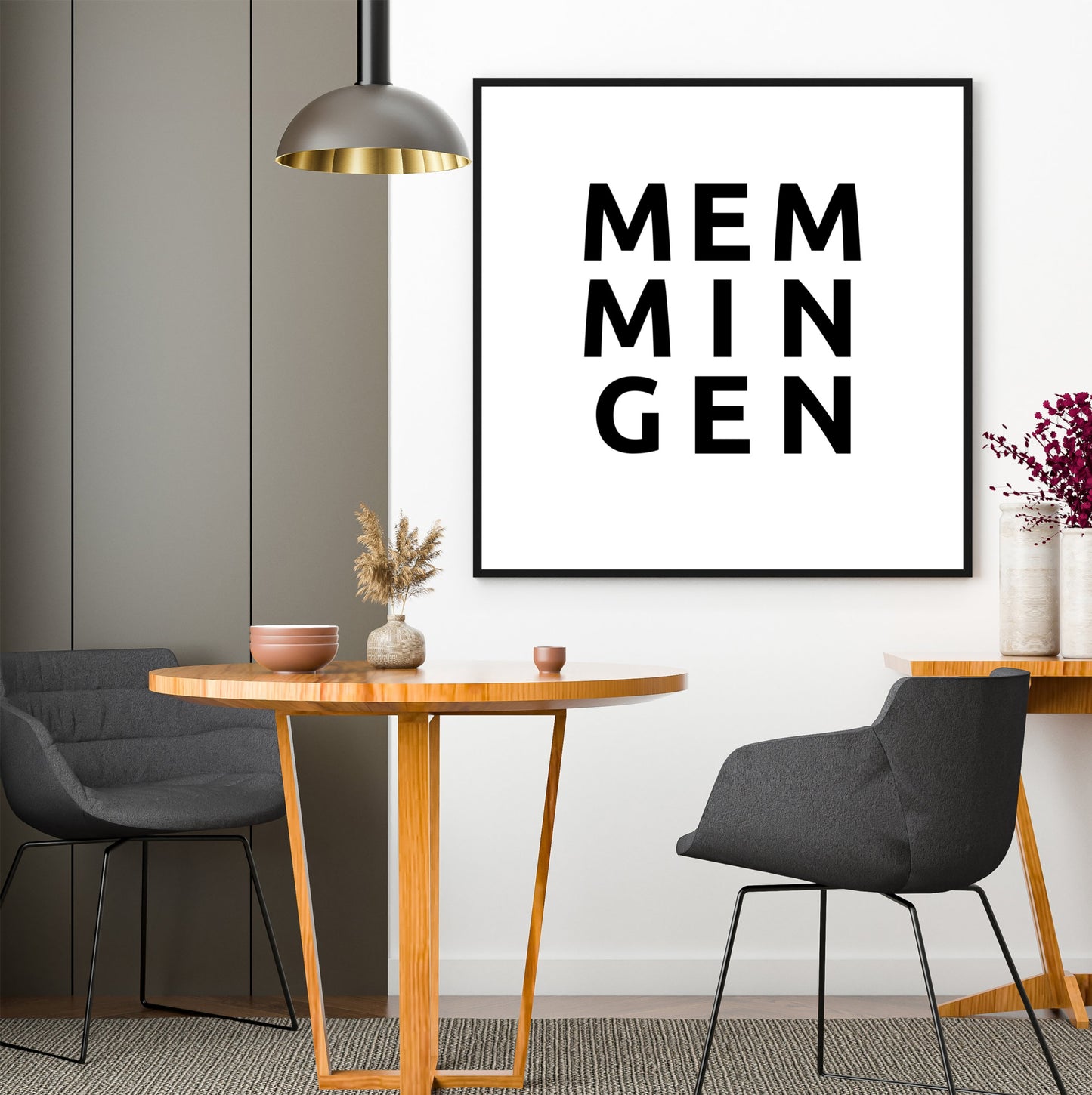 Poster Stadt MEMMINGEN