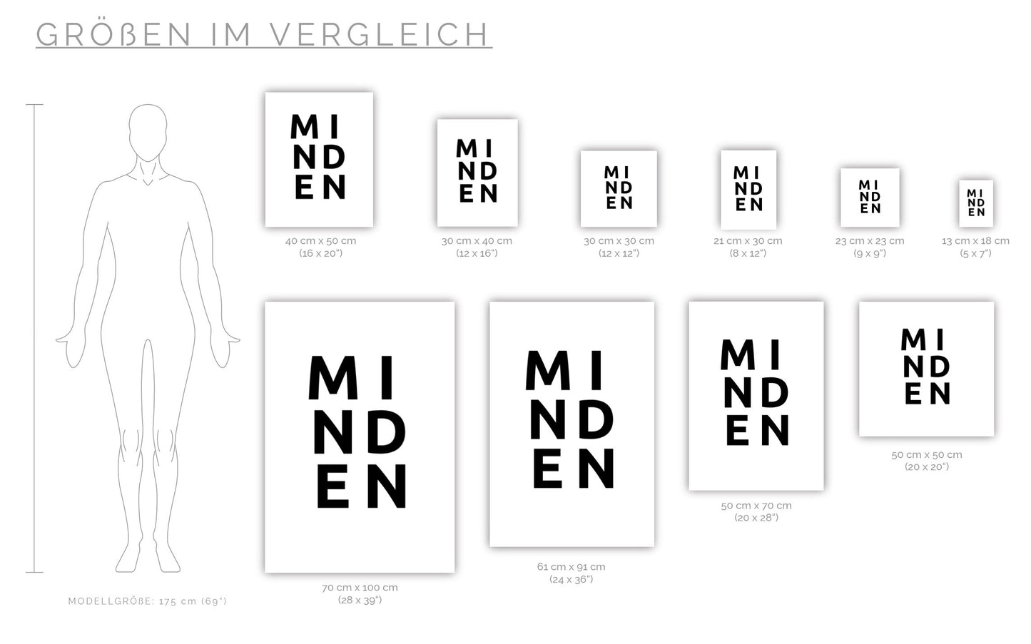 Poster Stadt MINDEN
