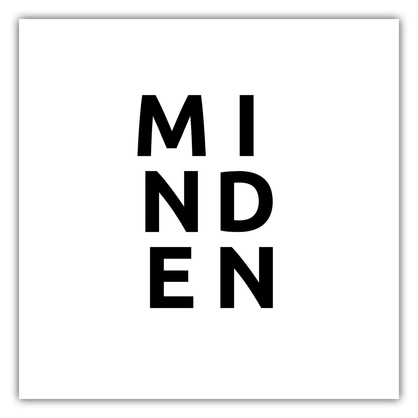 Poster Stadt MINDEN