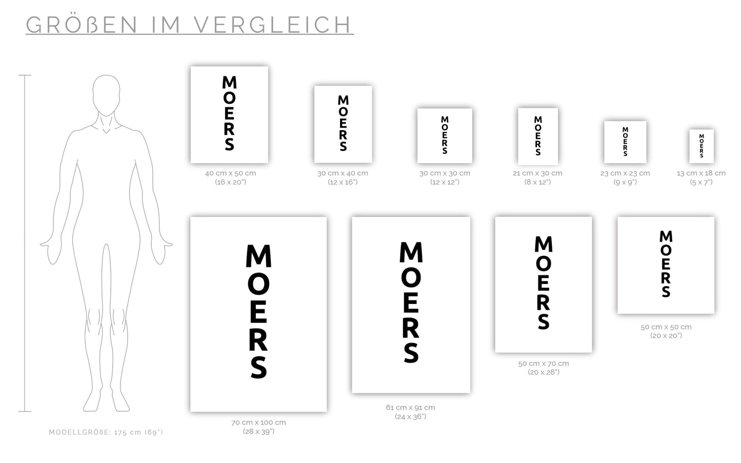 Poster Stadt MOERS