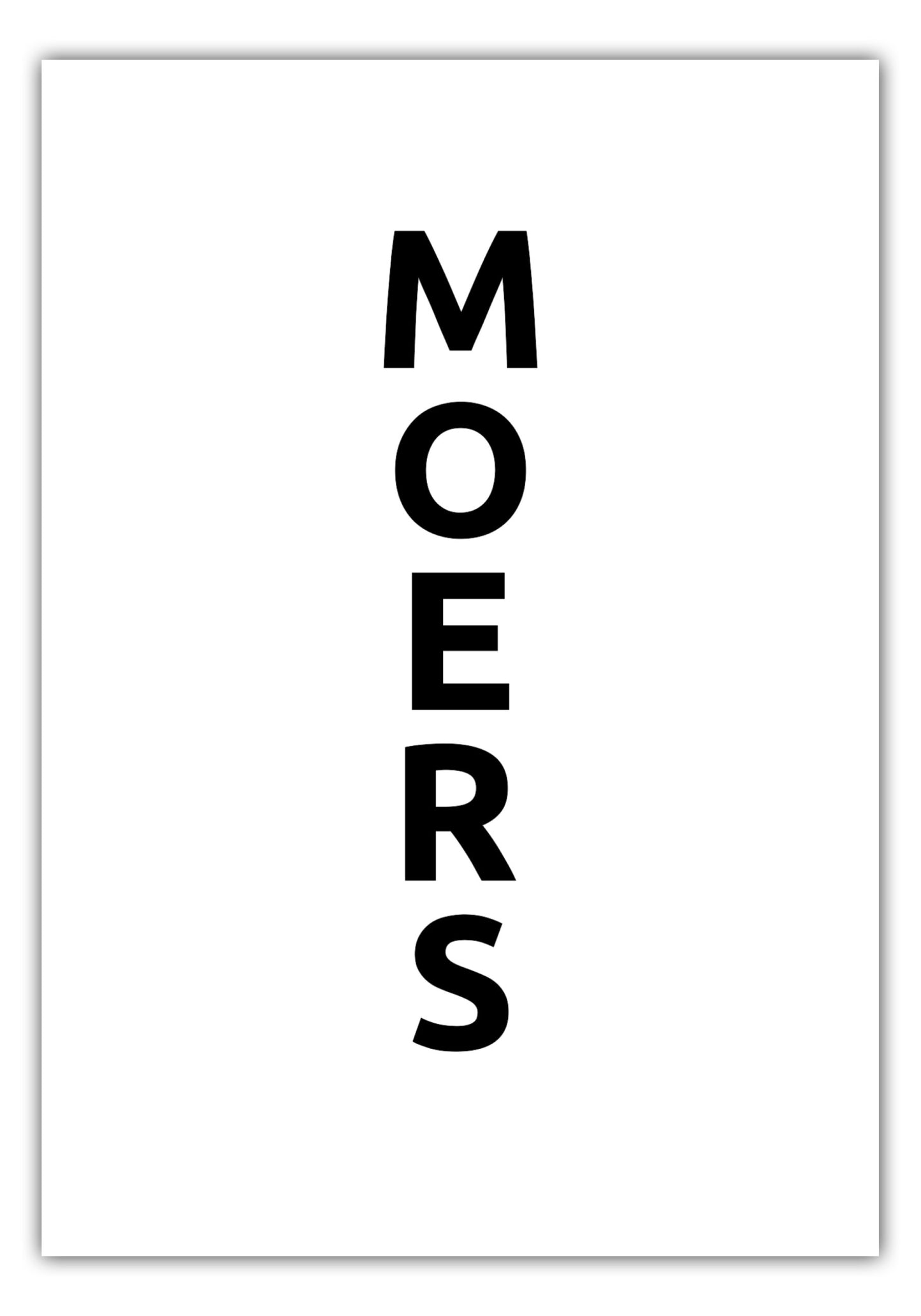 Poster Stadt MOERS