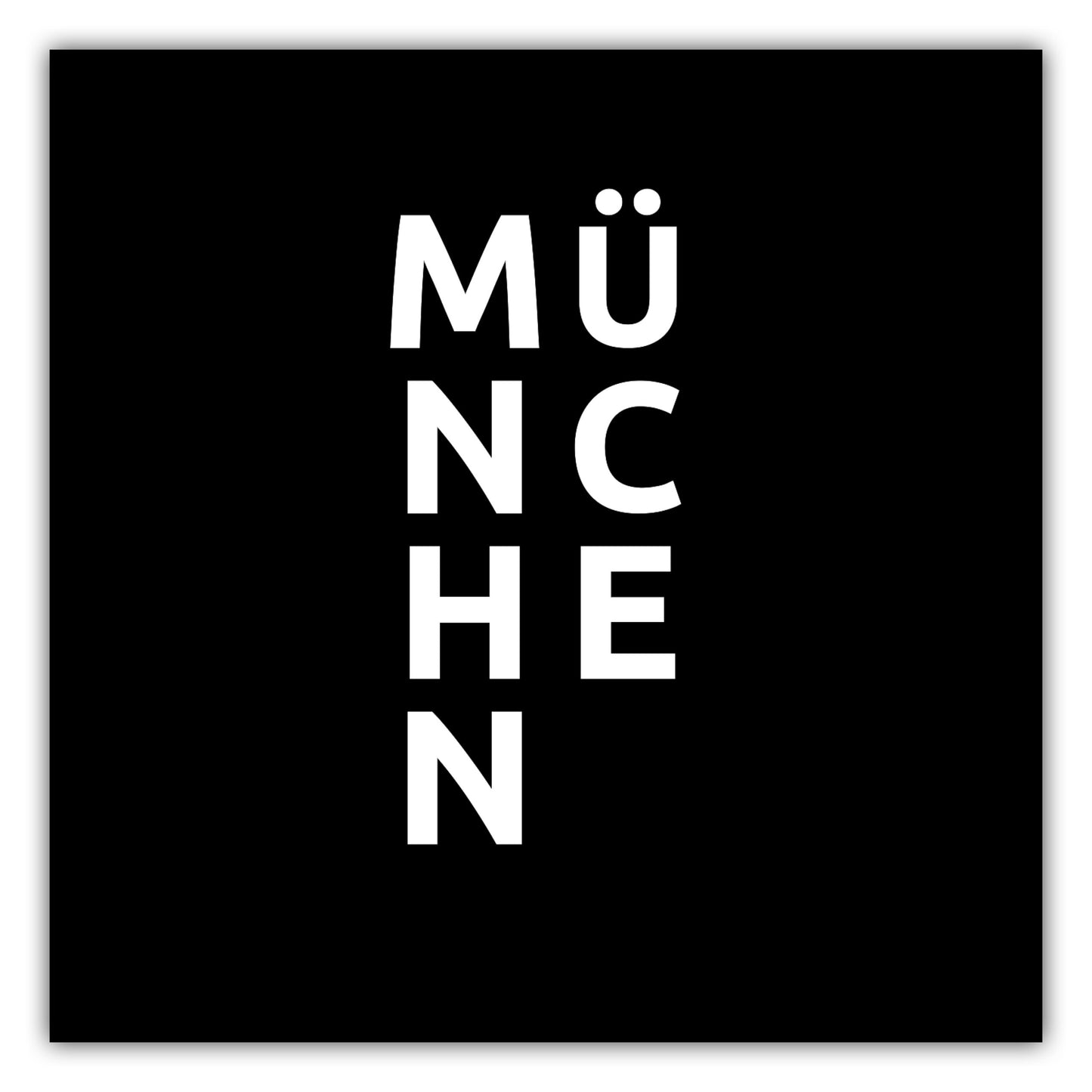 Poster Stadt MÜNCHEN