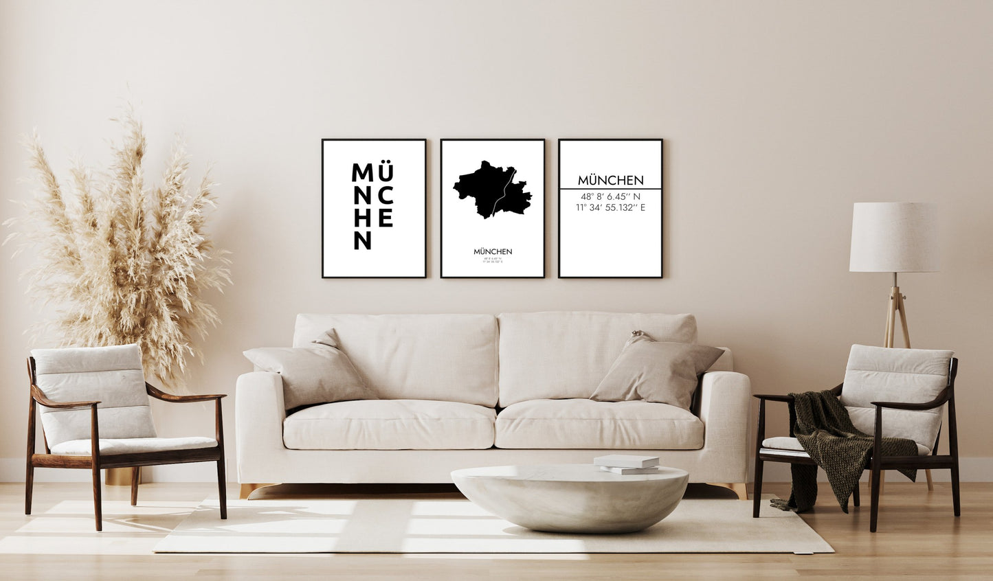 Poster Stadt MÜNCHEN