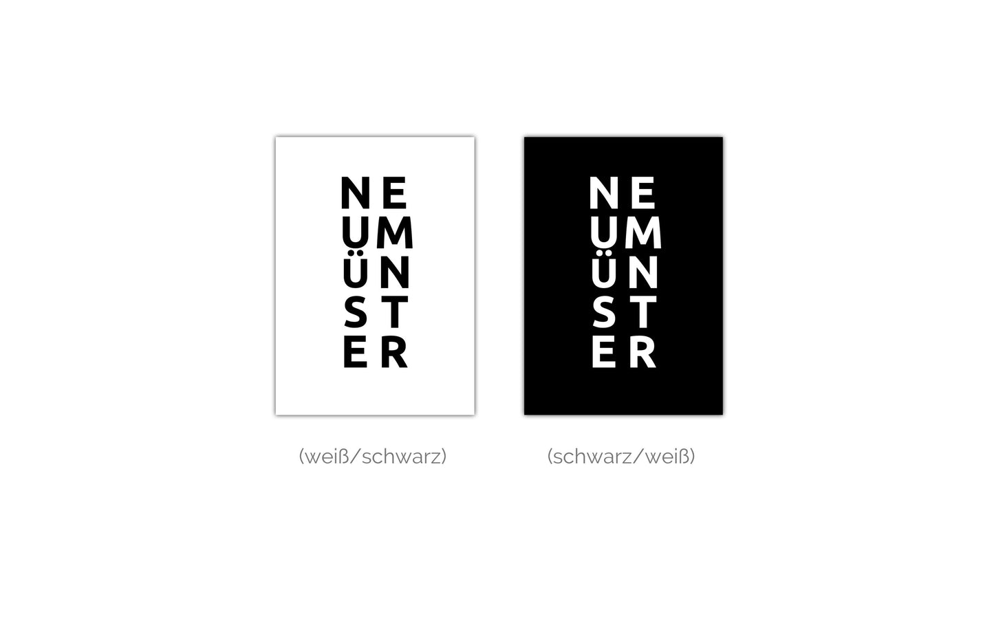 Poster Stadt NEUMÜNSTER
