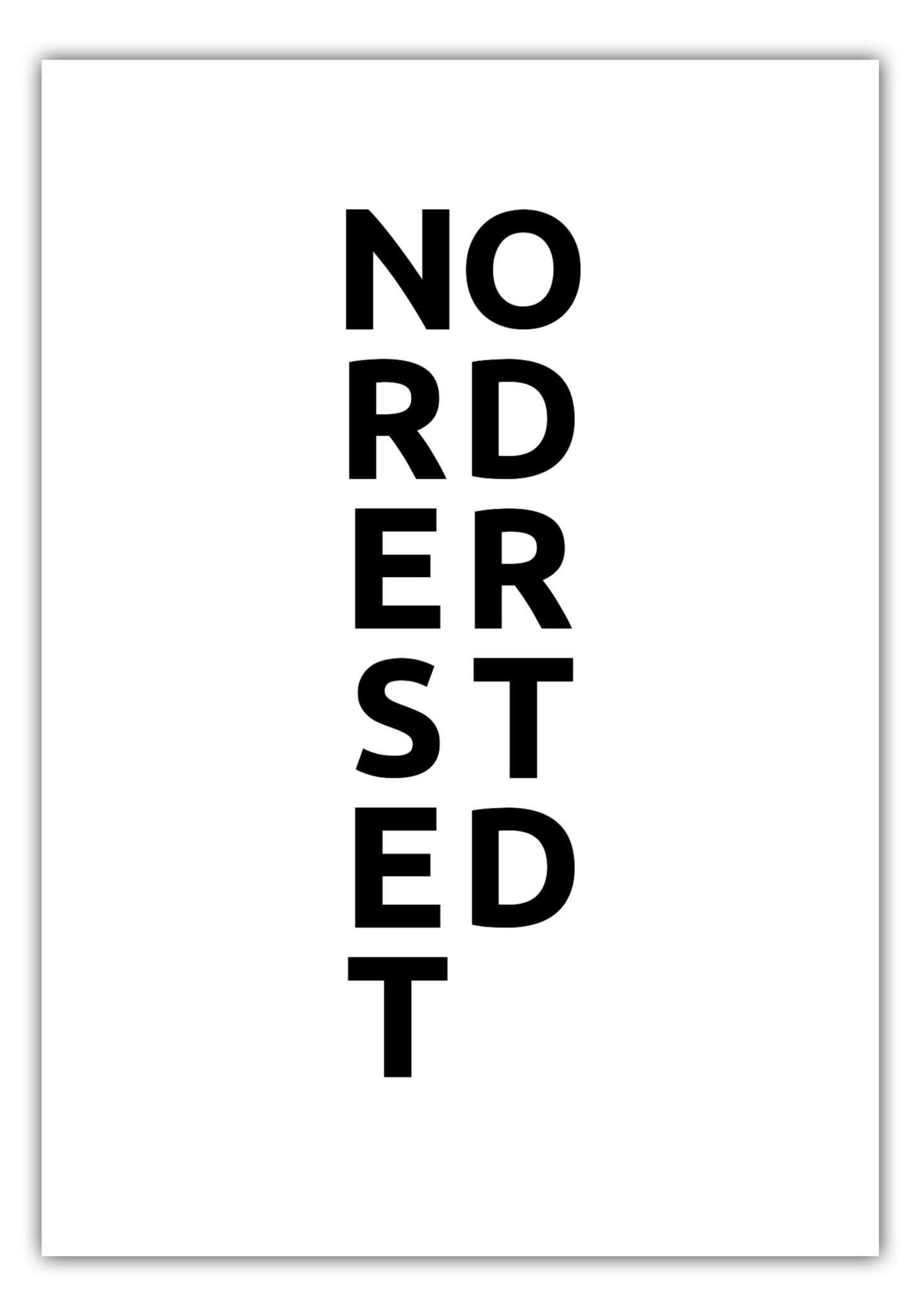 Poster Stadt NORDERSTEDT