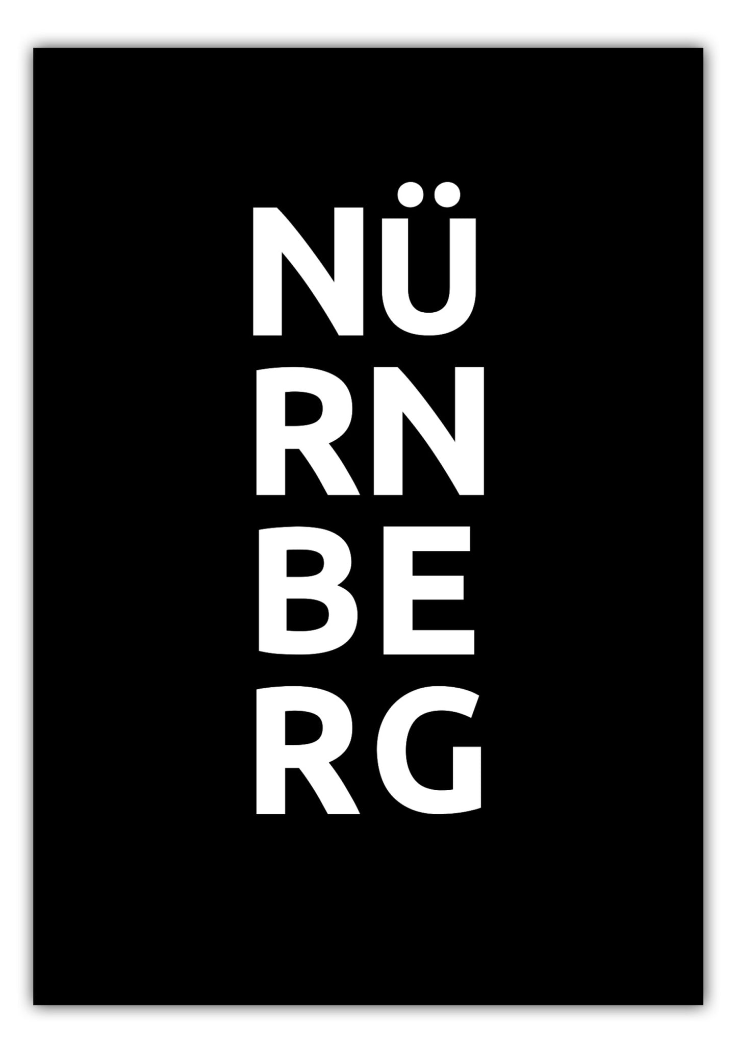 Poster Stadt NÜRNBERG