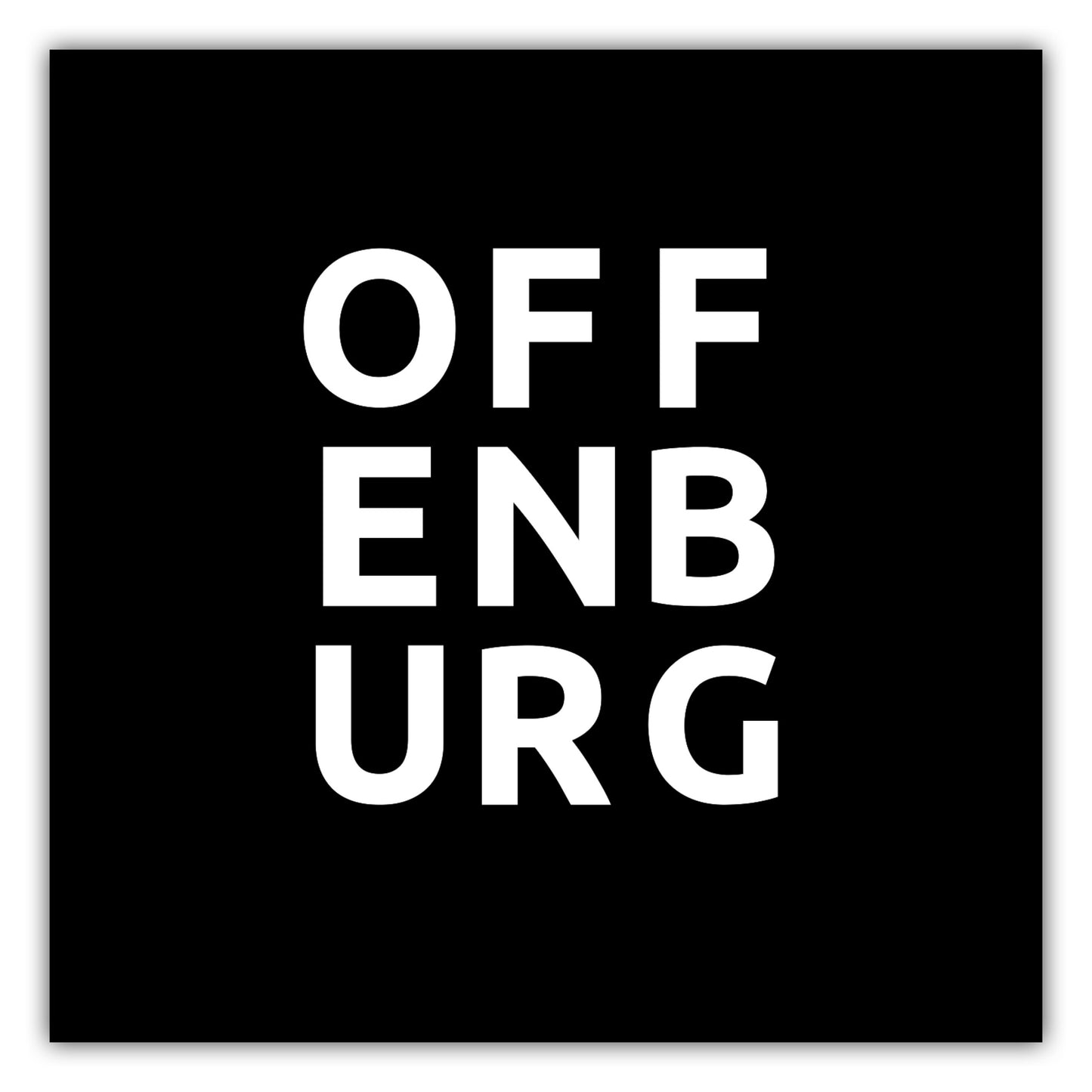 Poster Stadt OFFENBURG