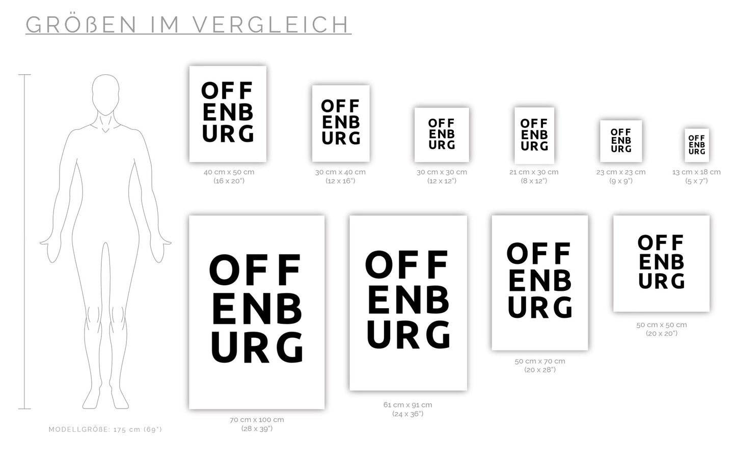 Poster Stadt OFFENBURG
