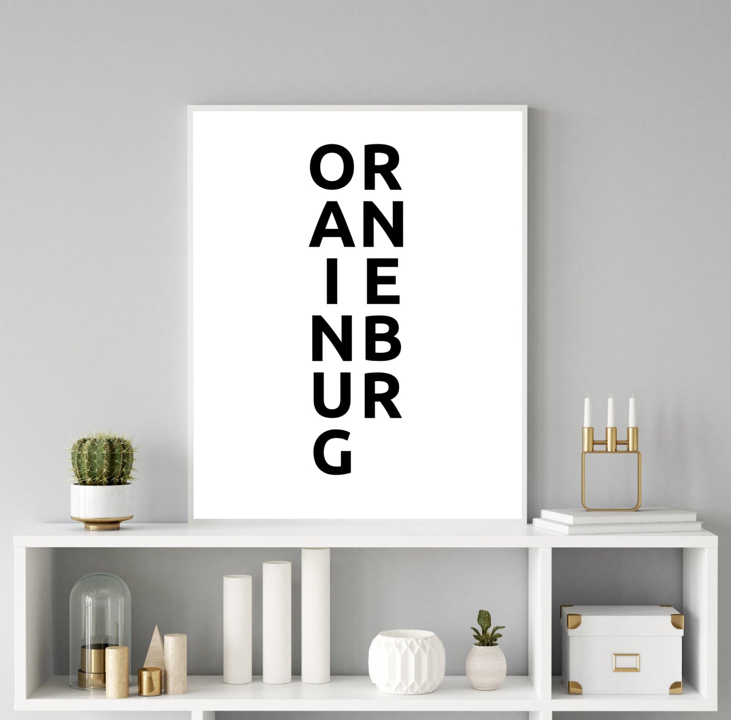Poster Stadt ORANIENBURG