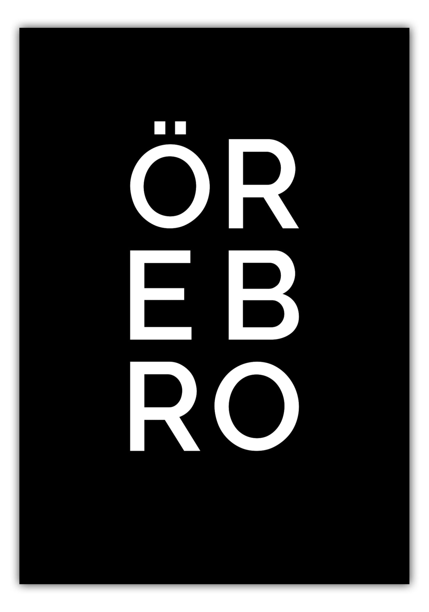 Poster Stadt ÖREBRO