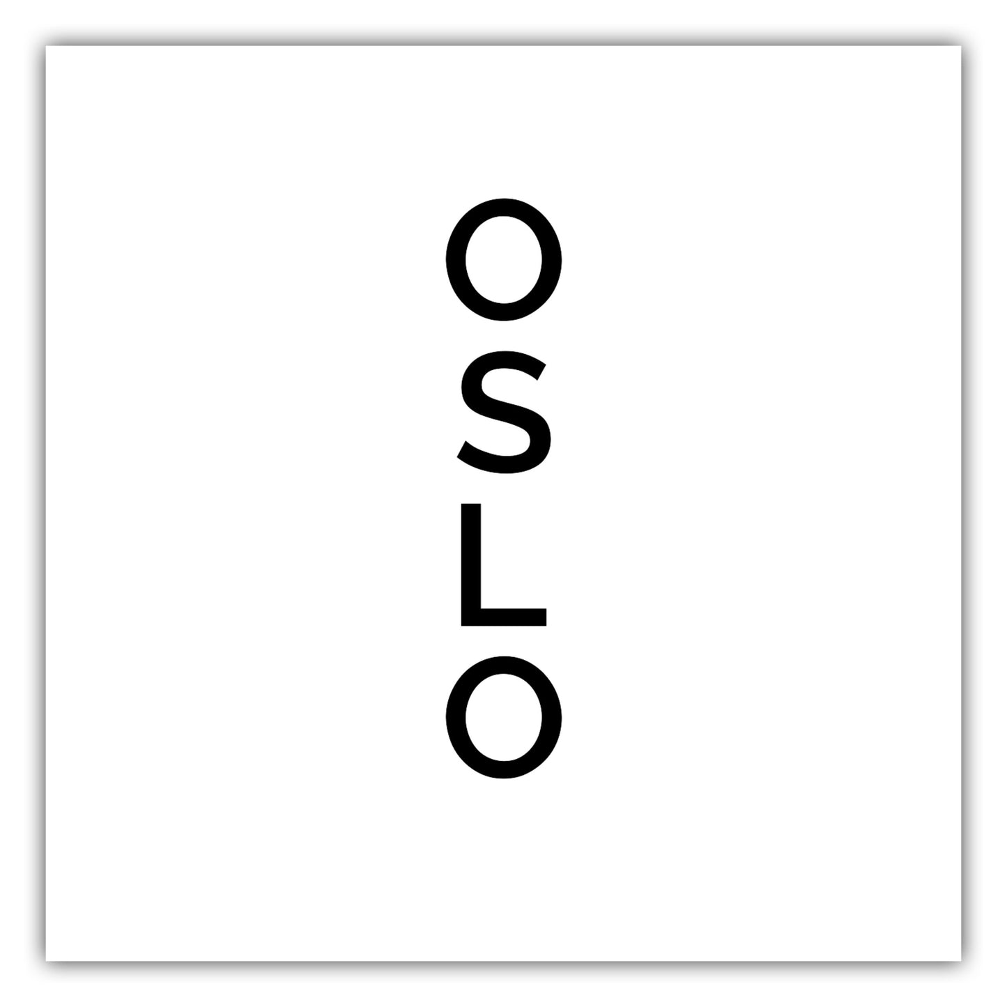 Poster Stadt OSLO