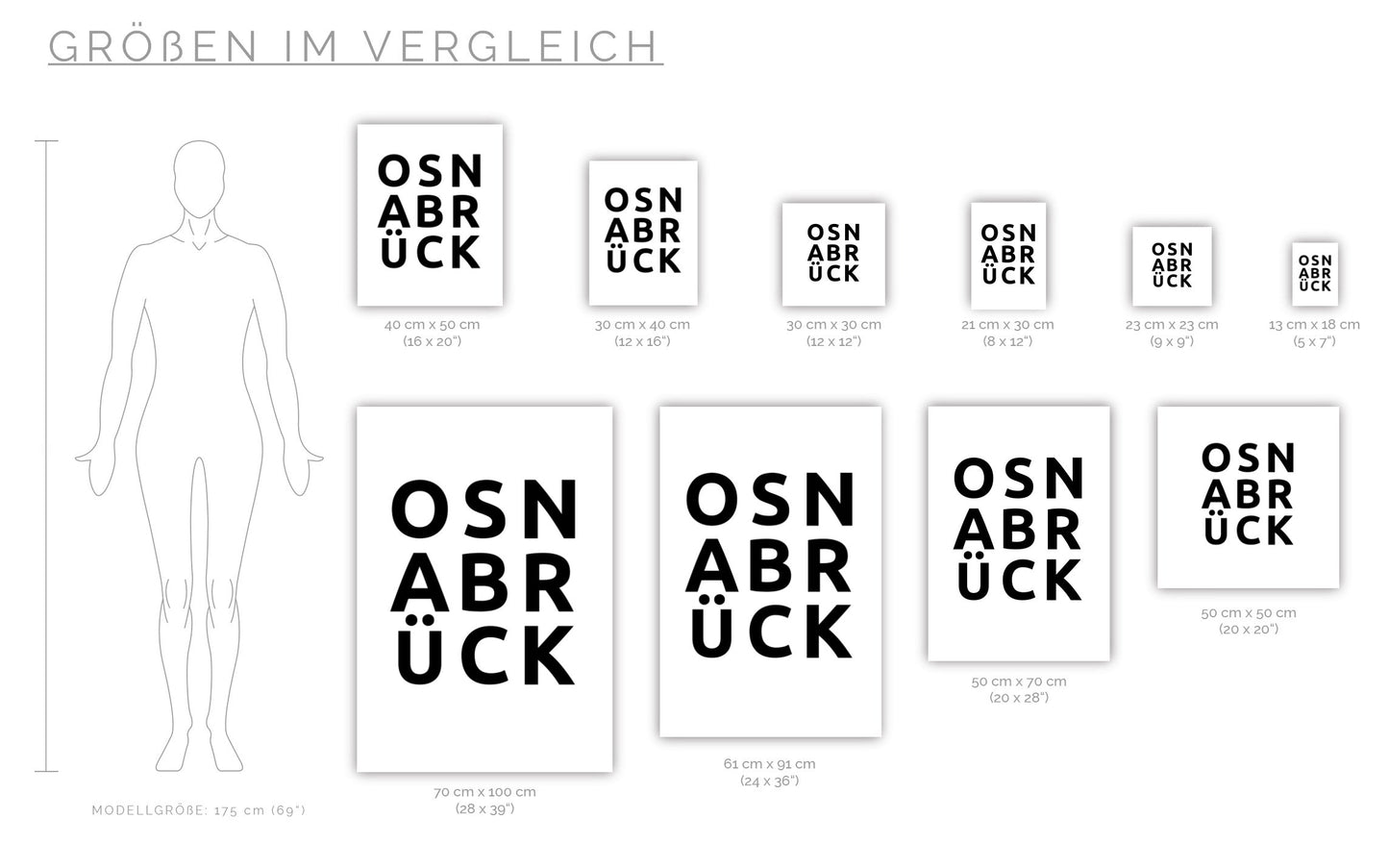 Poster Stadt OSNABRÜCK