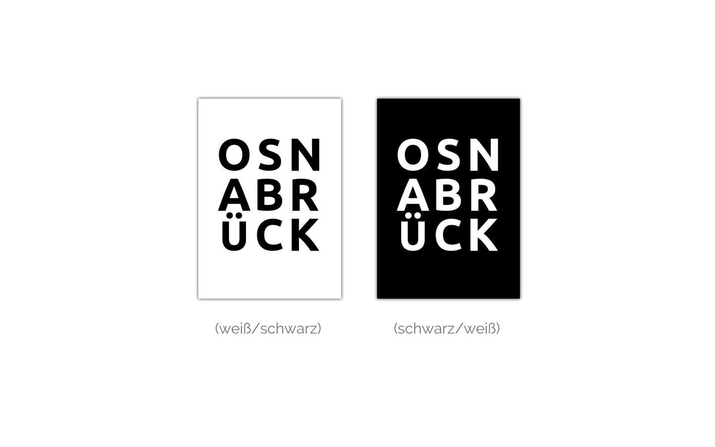 Poster Stadt OSNABRÜCK