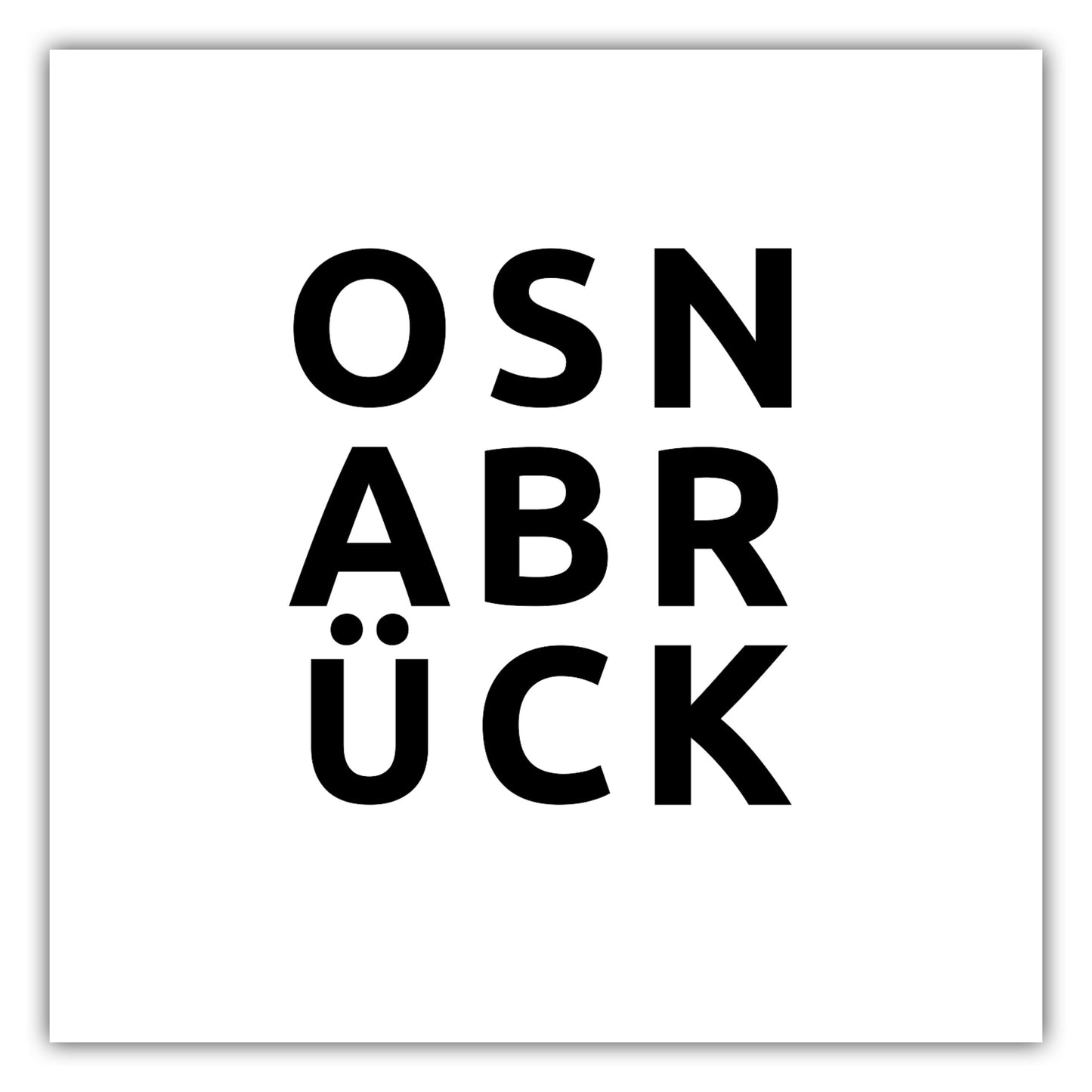 Poster Stadt OSNABRÜCK