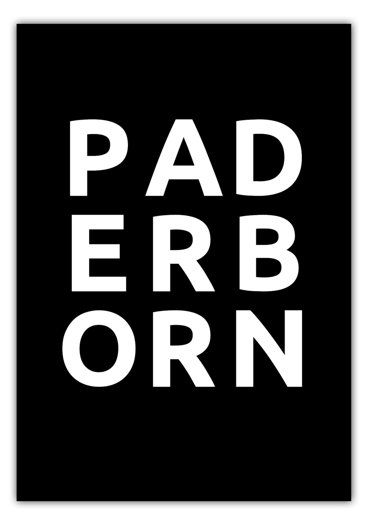 Poster Stadt PADERBORN