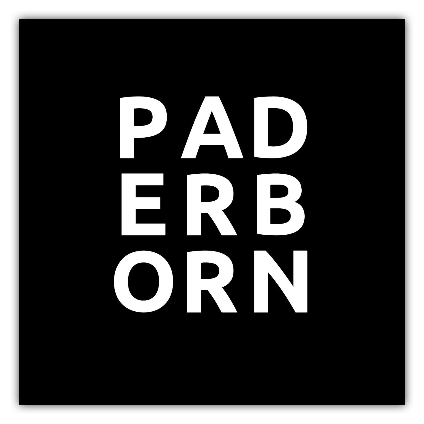 Poster Stadt PADERBORN