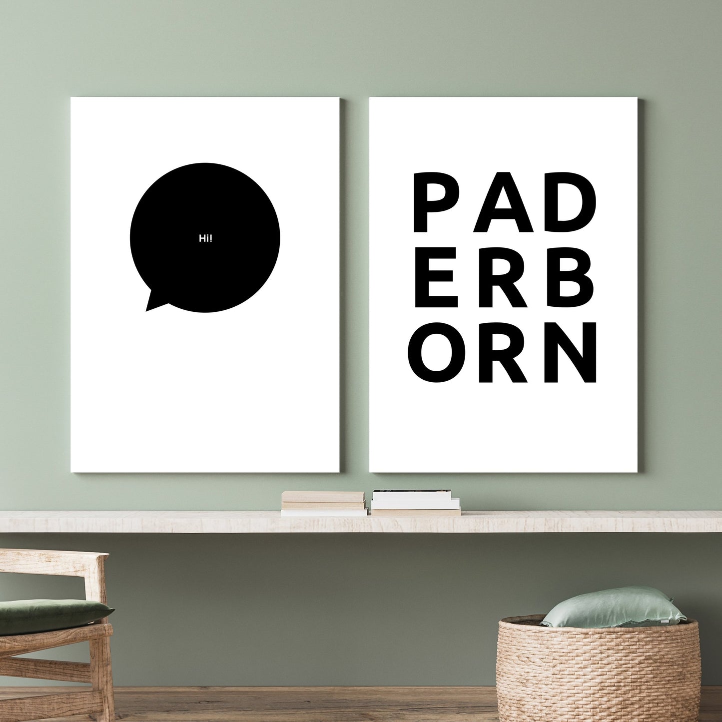 Poster Stadt PADERBORN