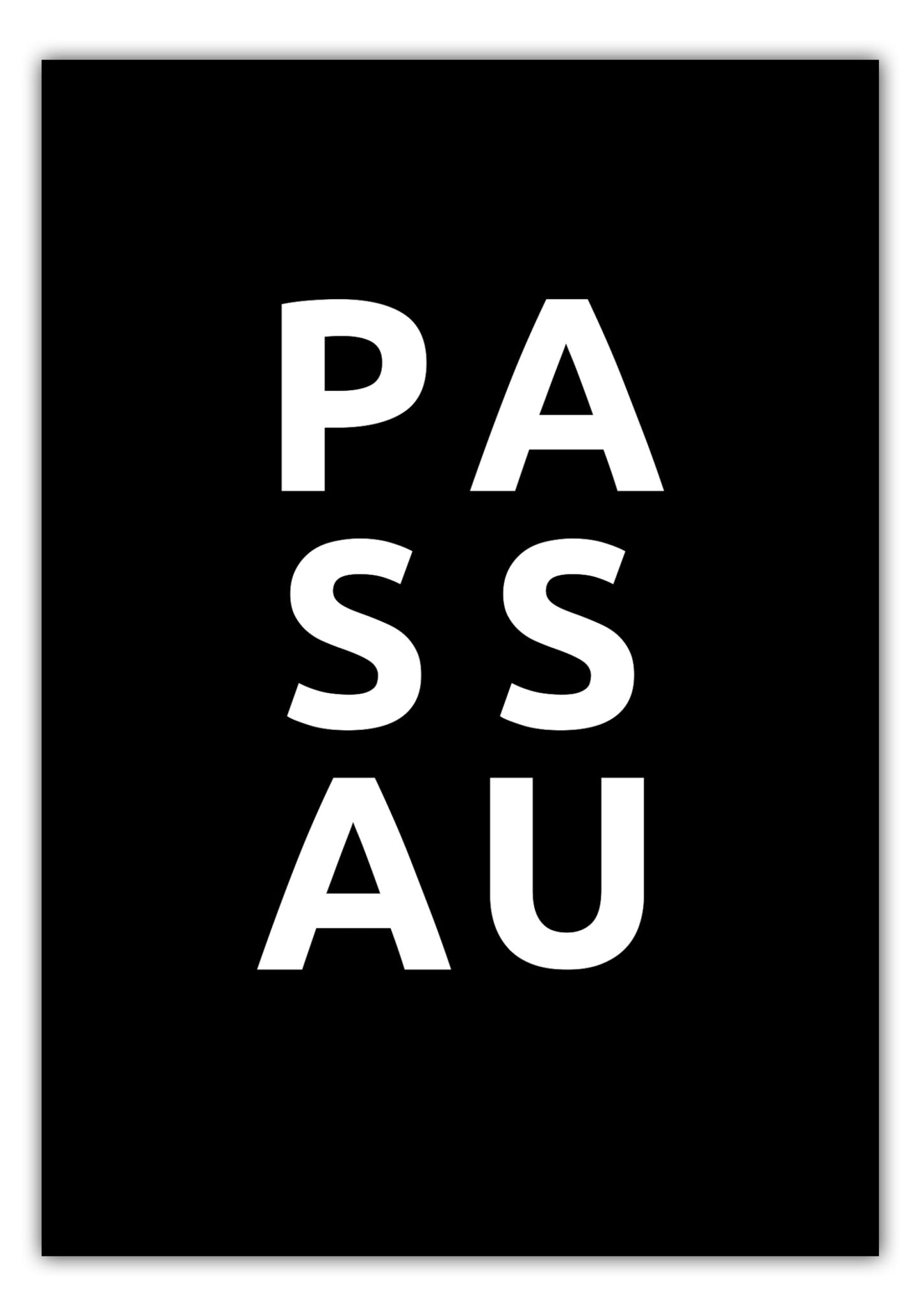 Poster Stadt PASSAU
