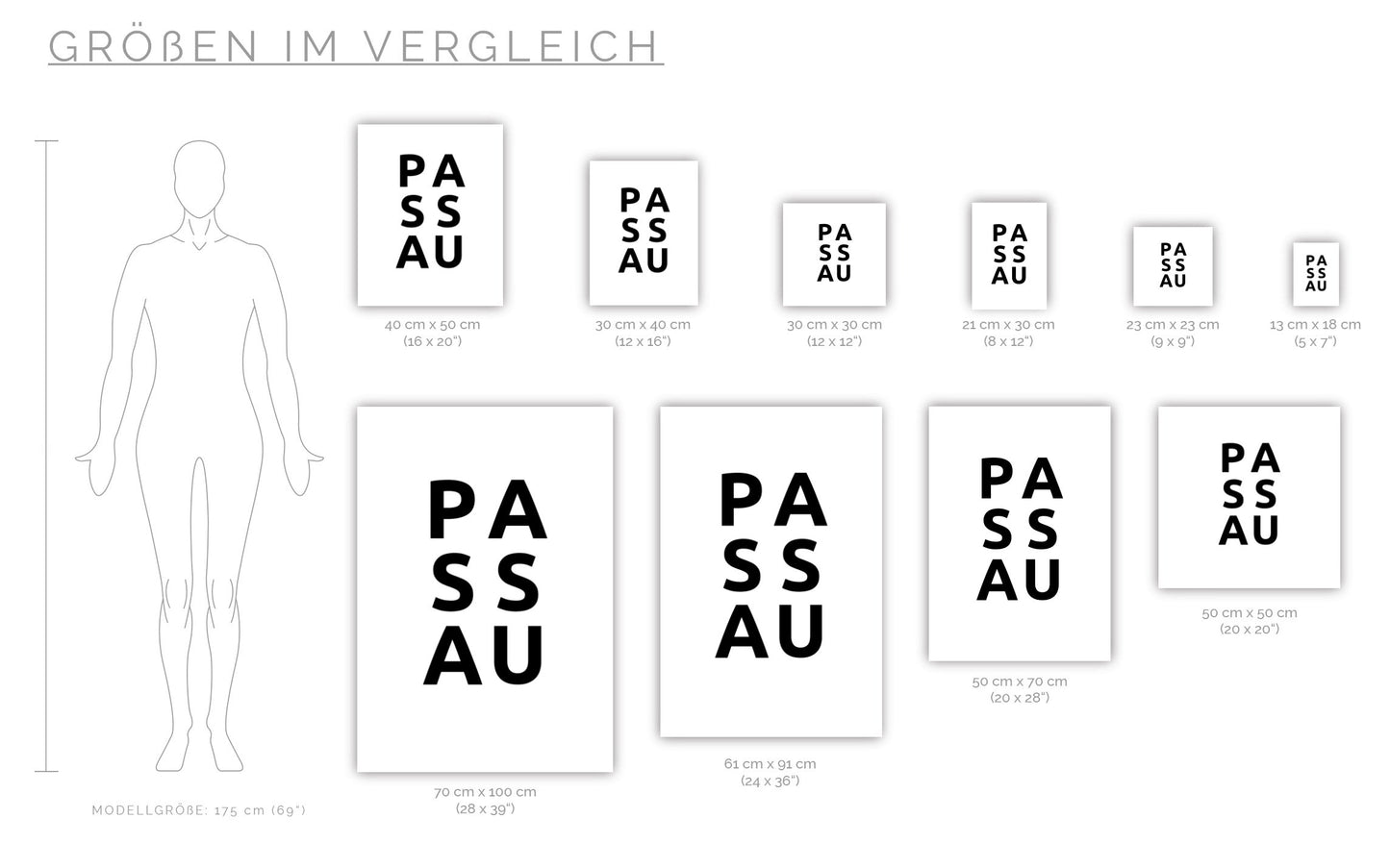Poster Stadt PASSAU