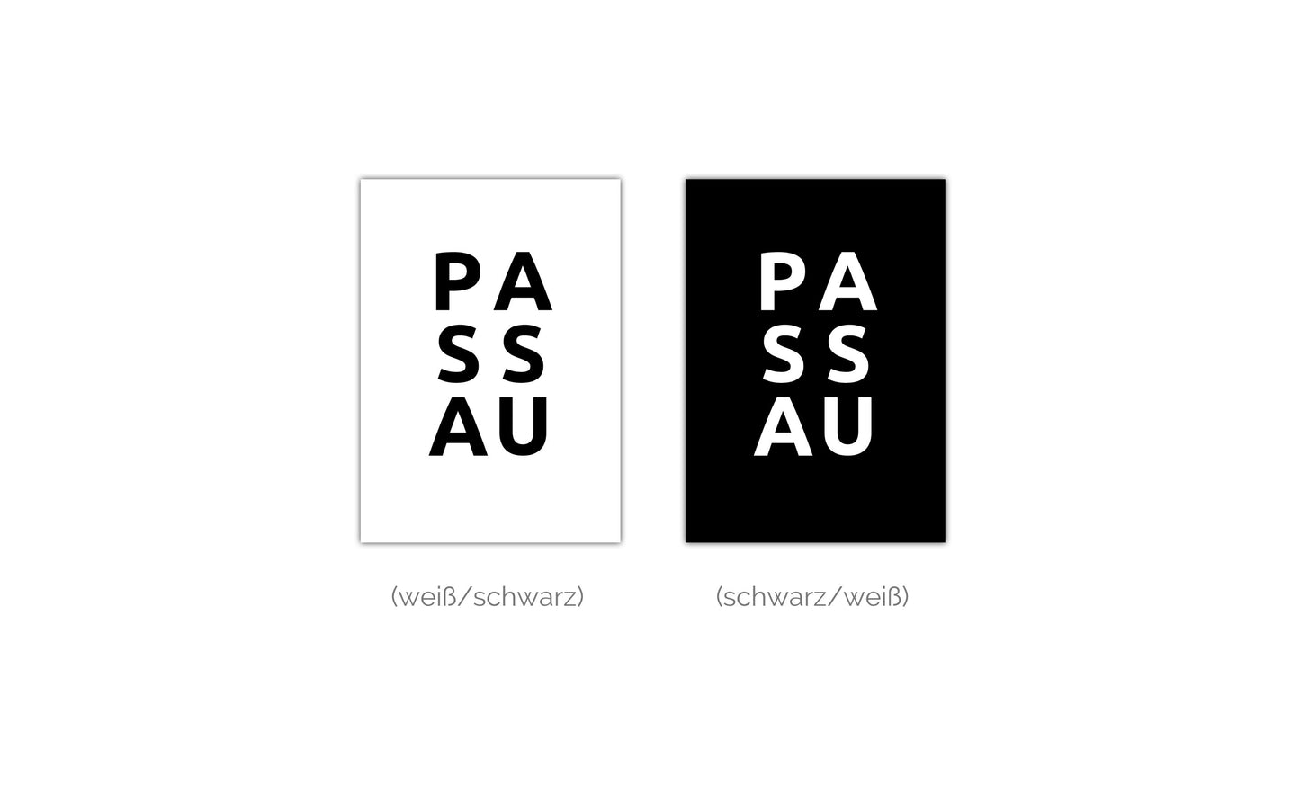 Poster Stadt PASSAU