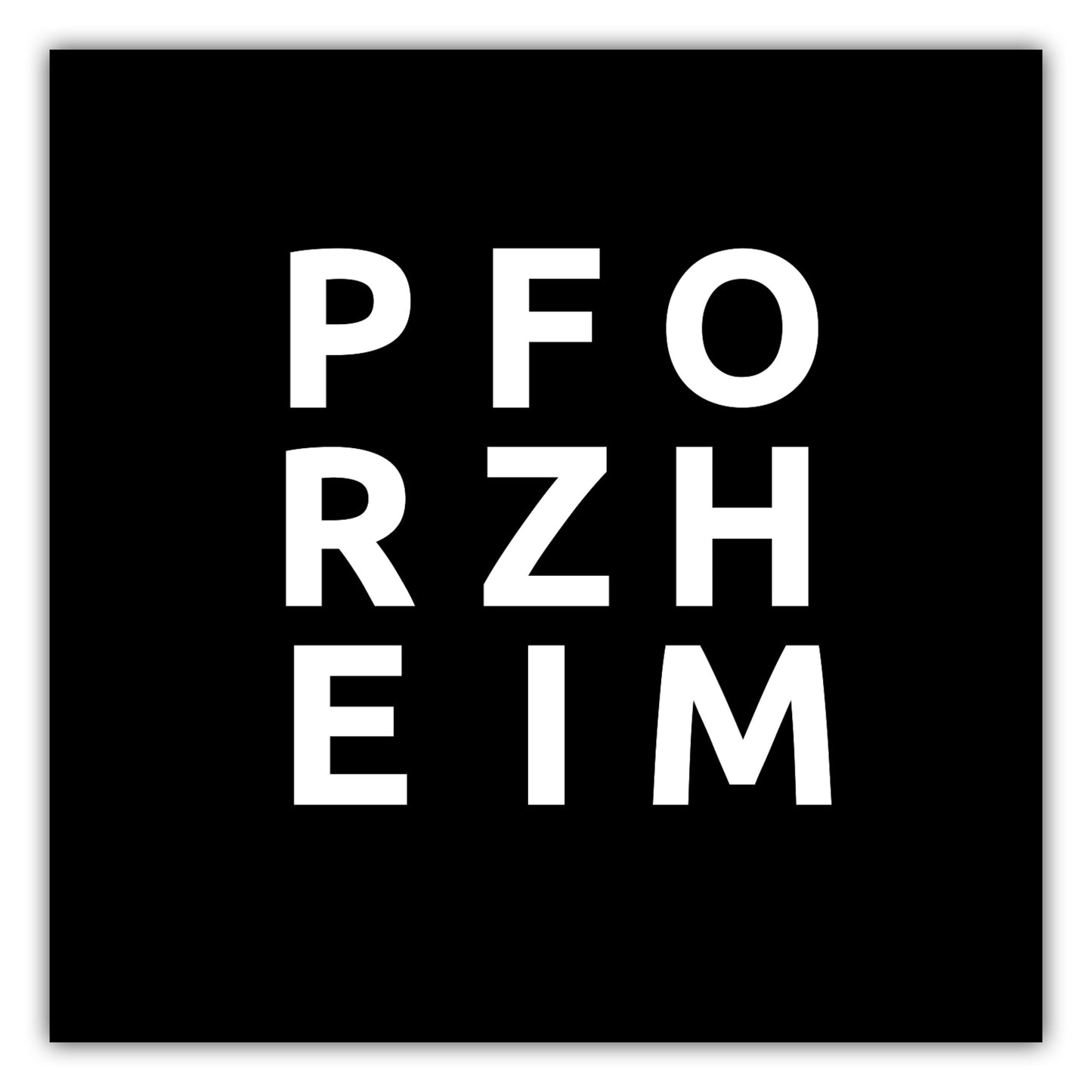 Poster Stadt PFORZHEIM