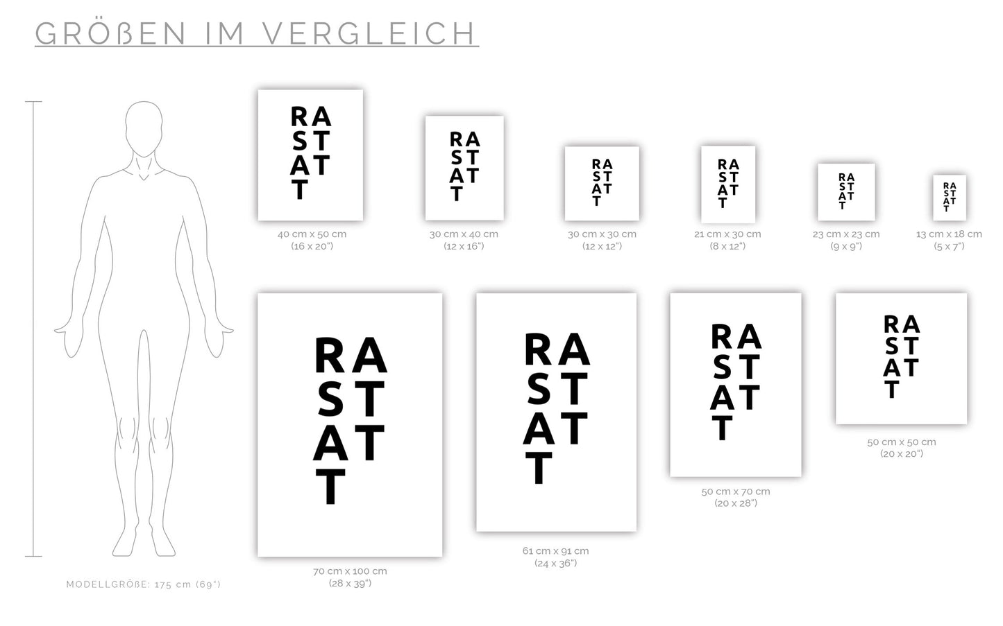 Poster Stadt RASTATT