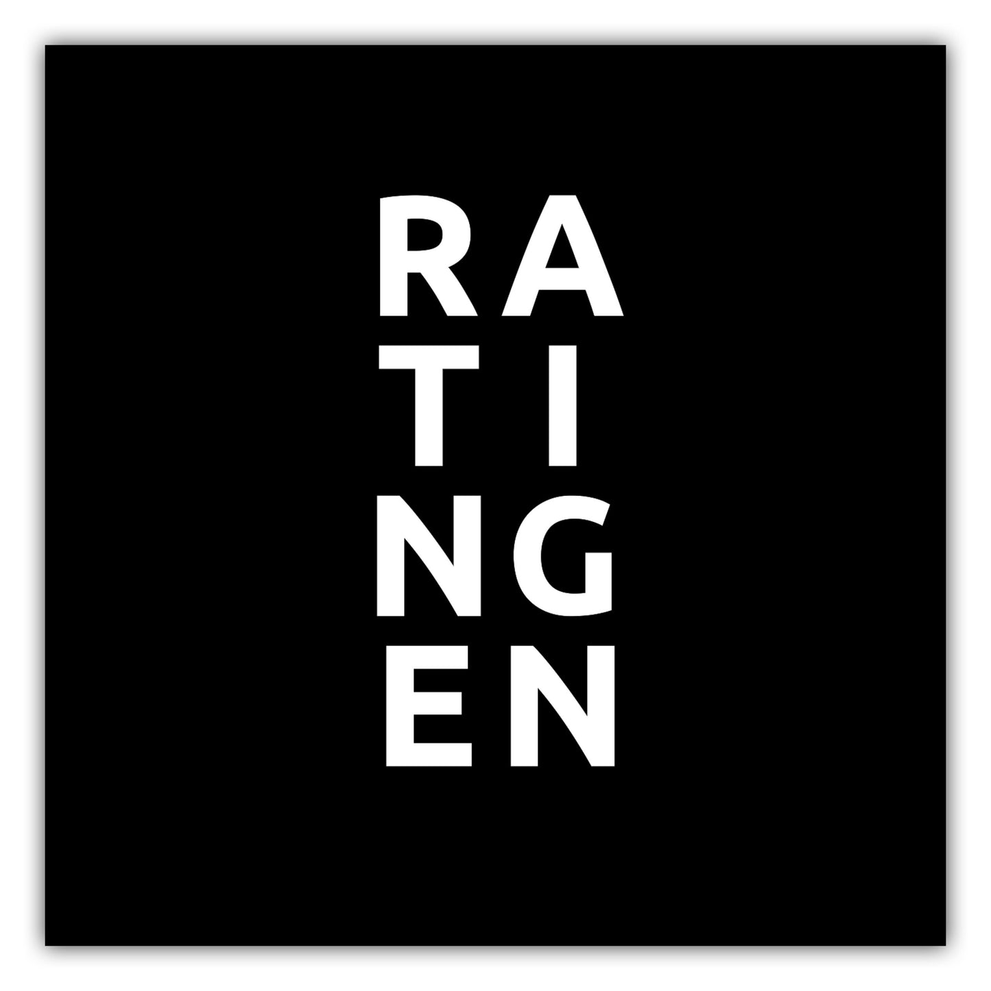 Poster Stadt RATINGEN