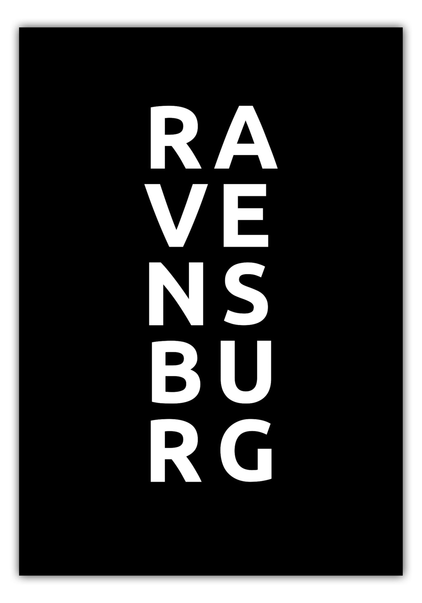 Poster Stadt RAVENSBURG
