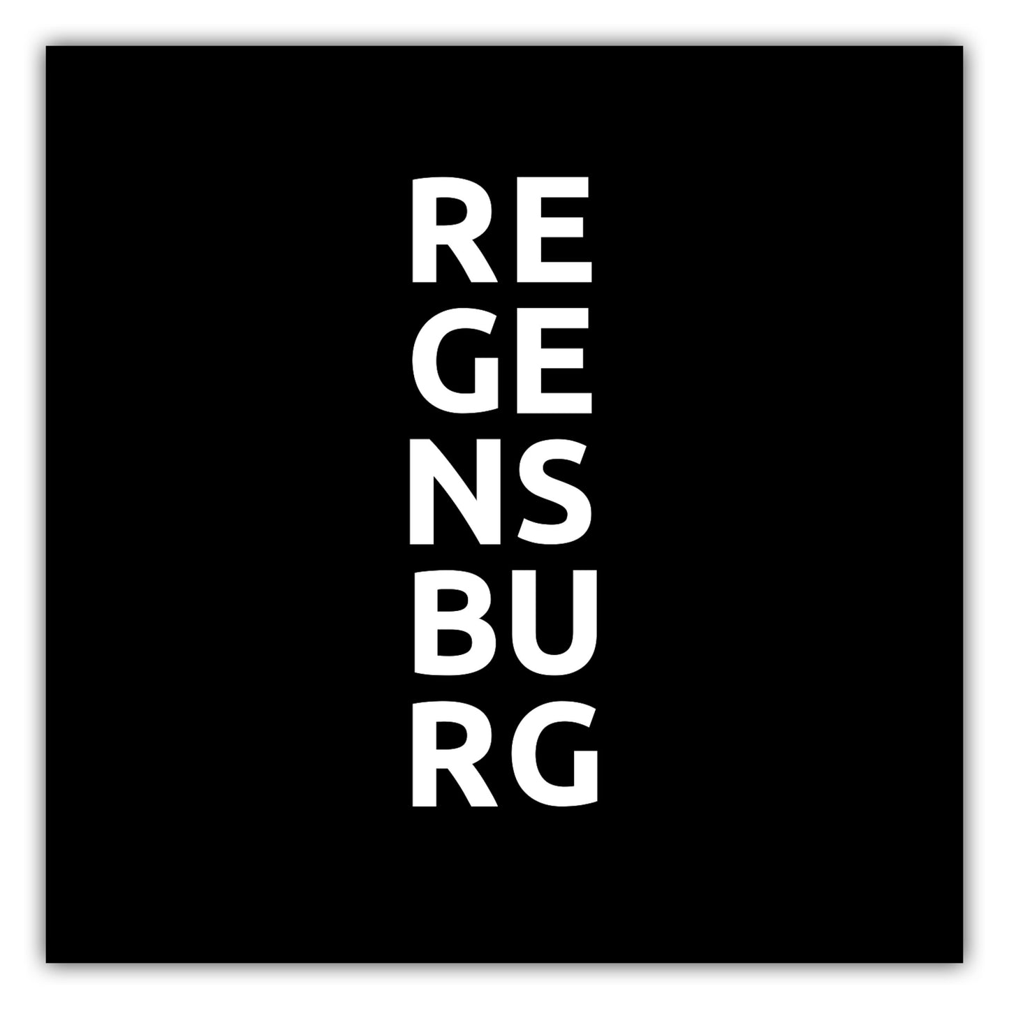 Poster Stadt REGENSBURG