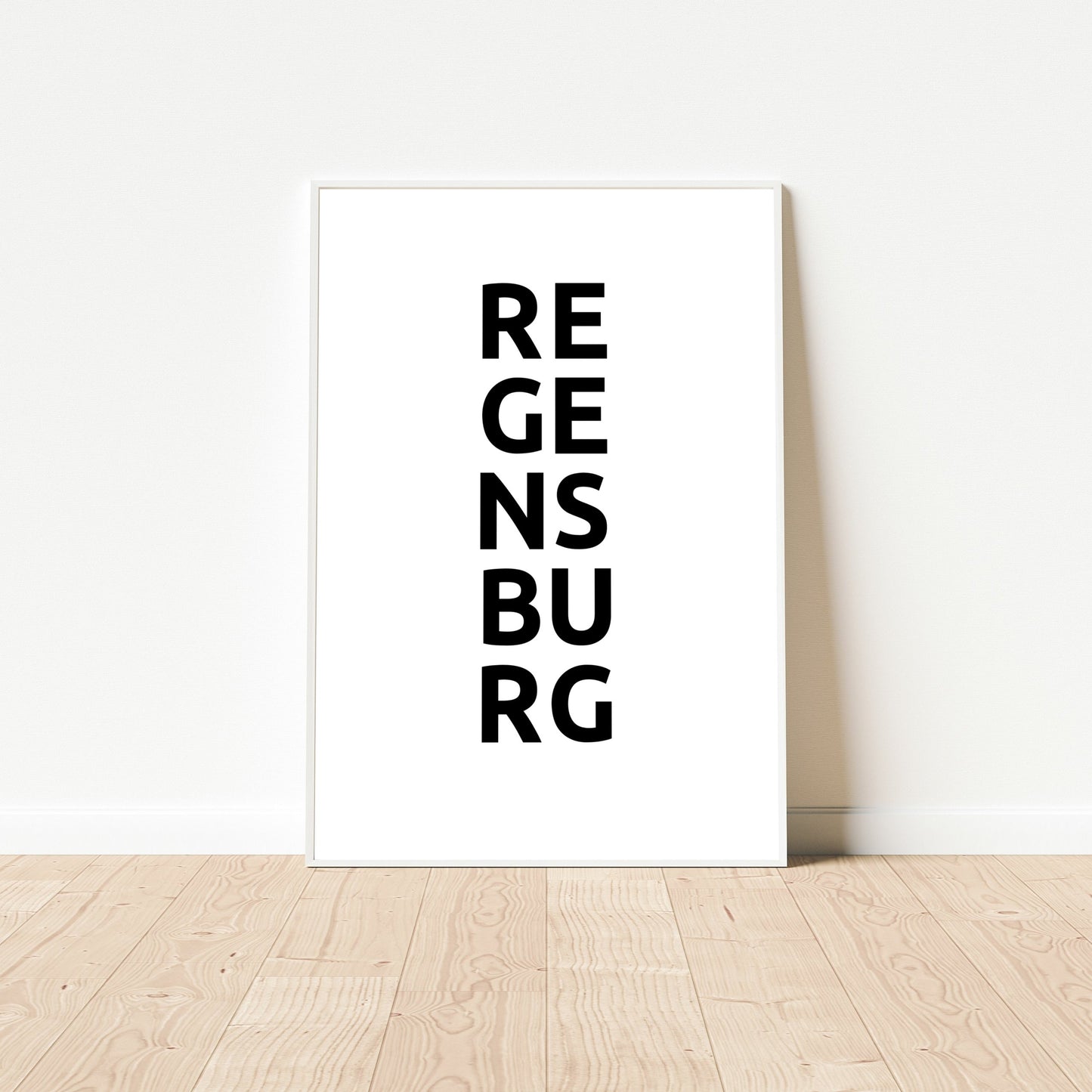 Poster Stadt REGENSBURG