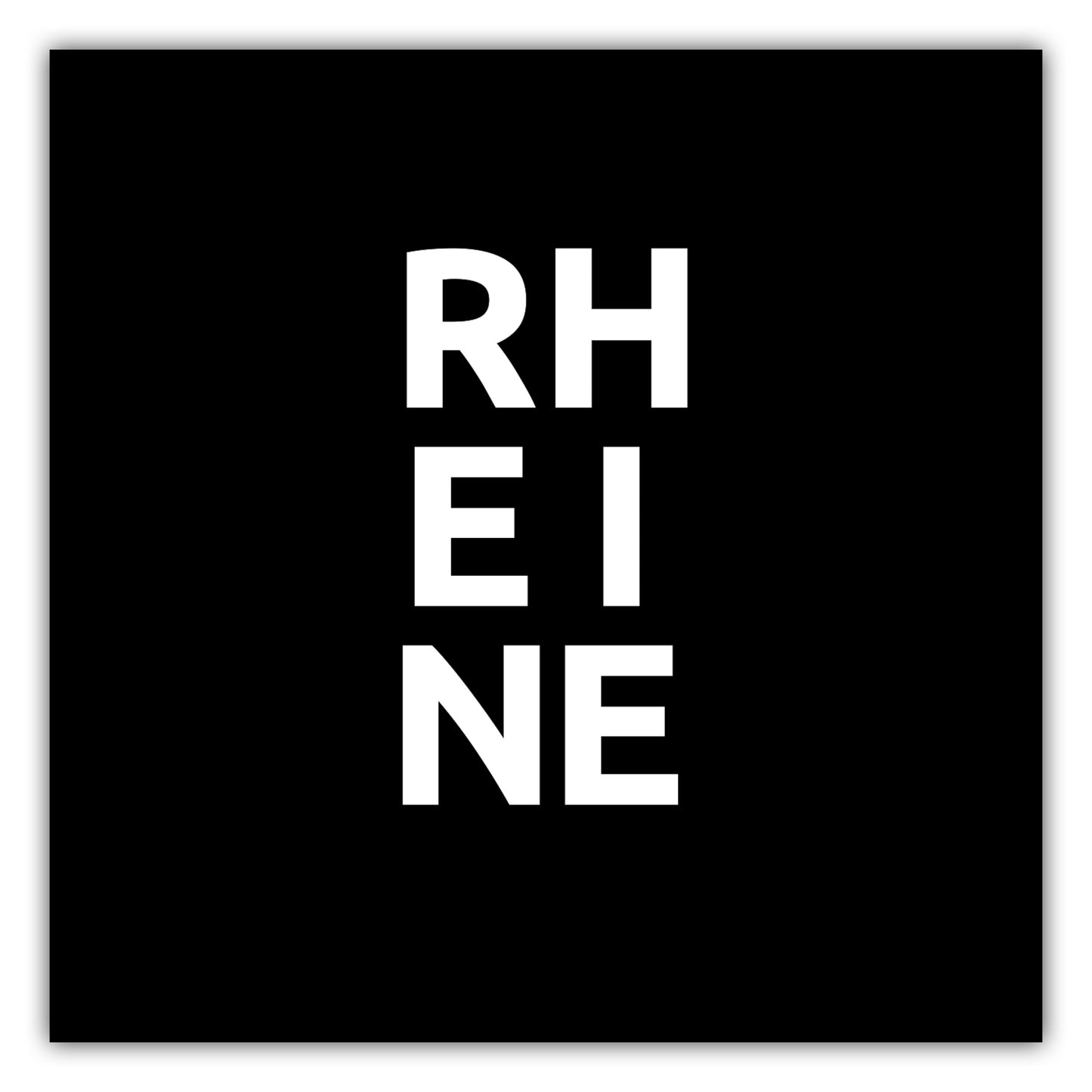 Poster Stadt RHEINE