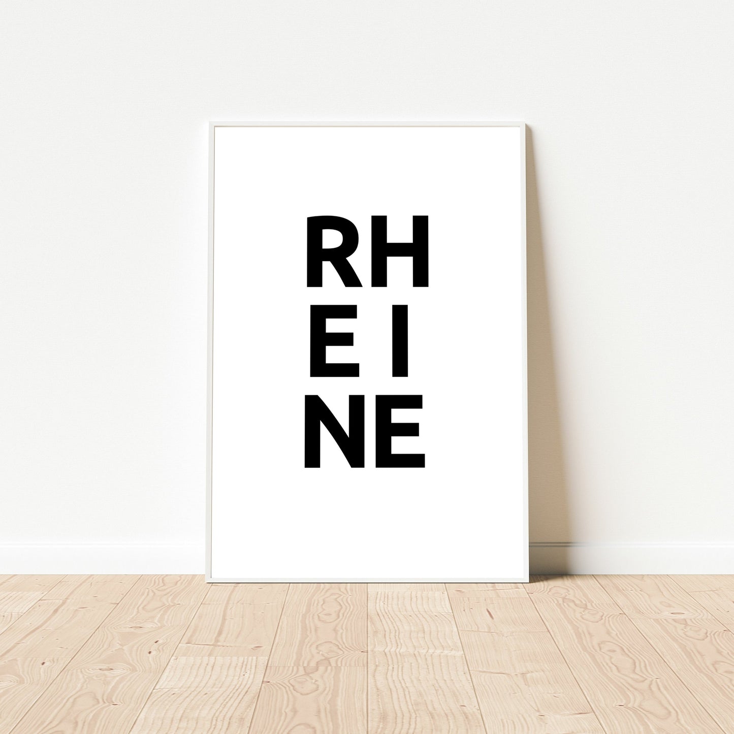 Poster Stadt RHEINE