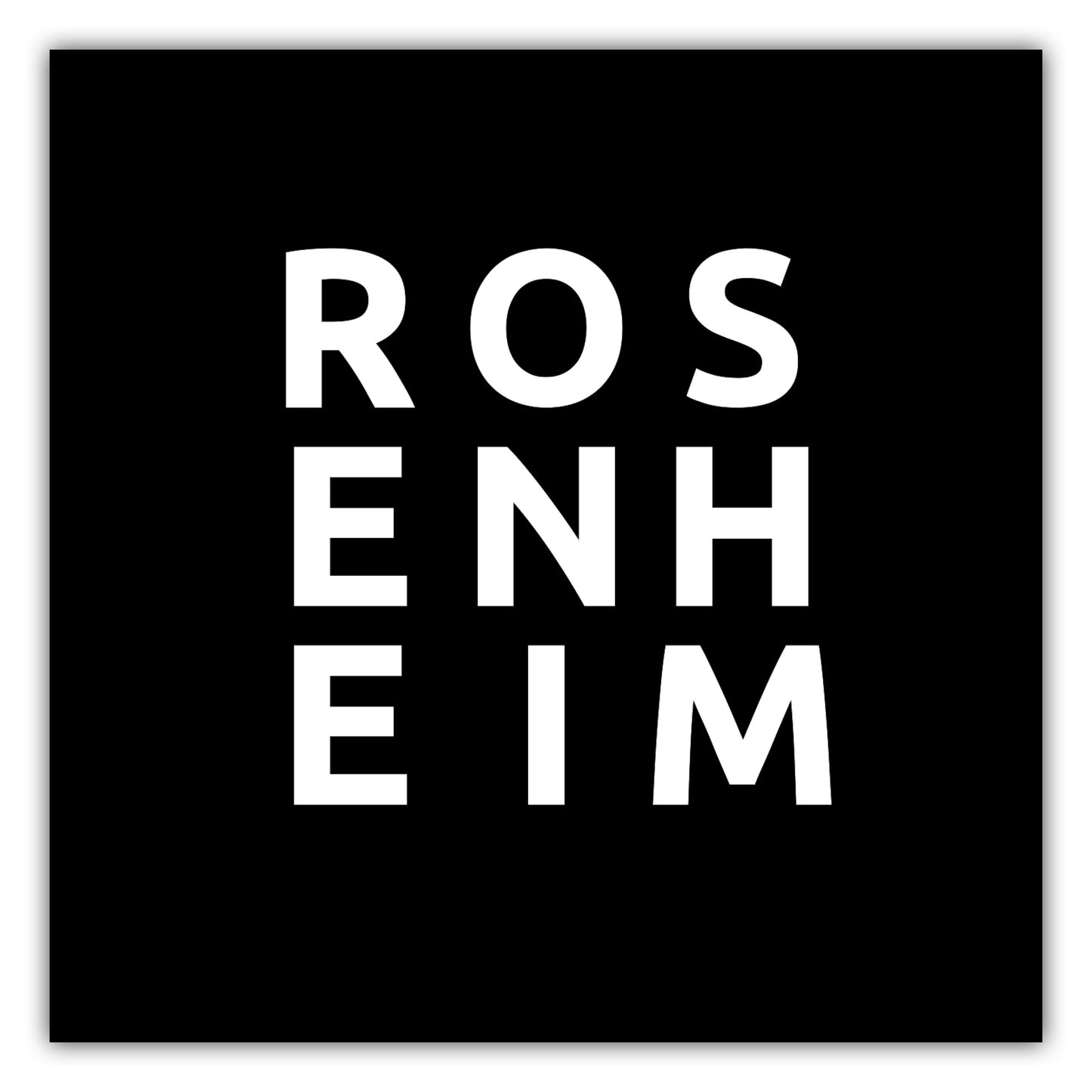 Poster Stadt ROSENHEIM