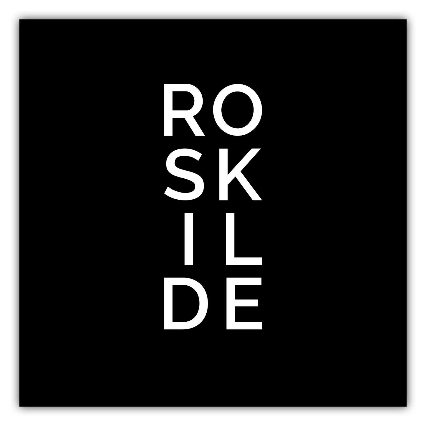 Poster Stadt ROSKILDE