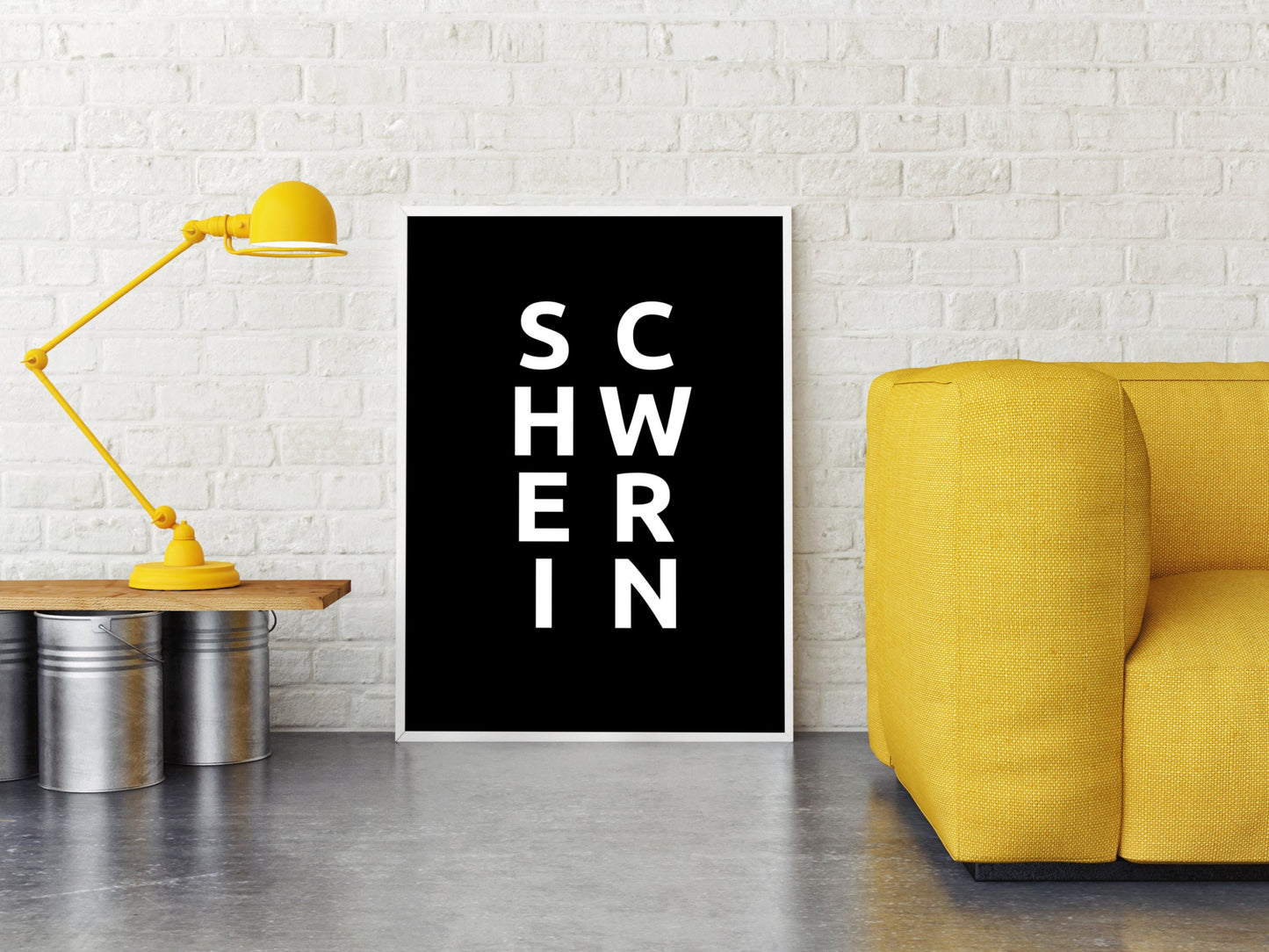 Poster Stadt SCHWERIN