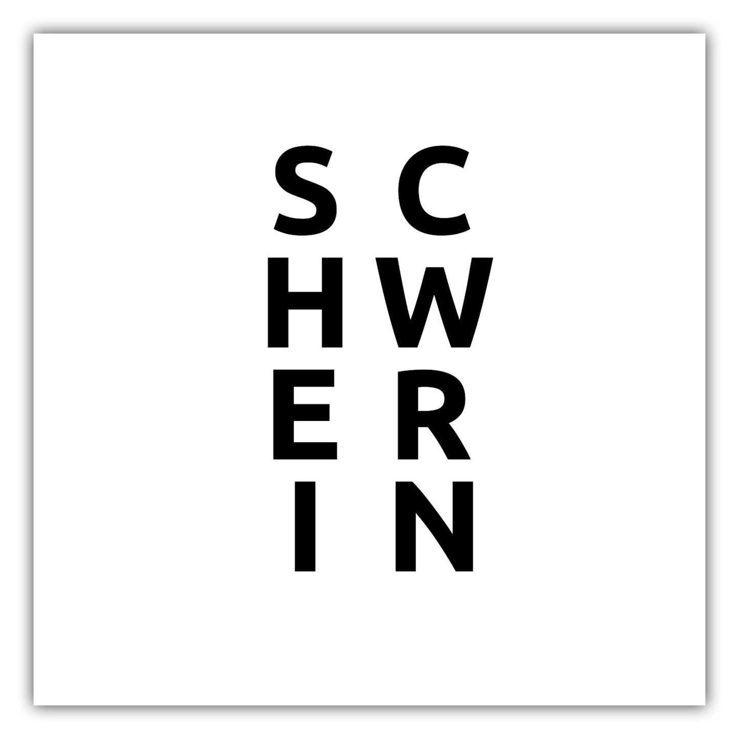 Poster Stadt SCHWERIN