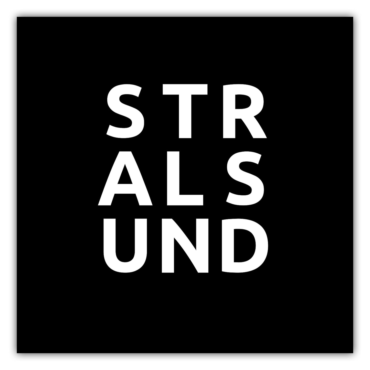Poster Stadt STRALSUND