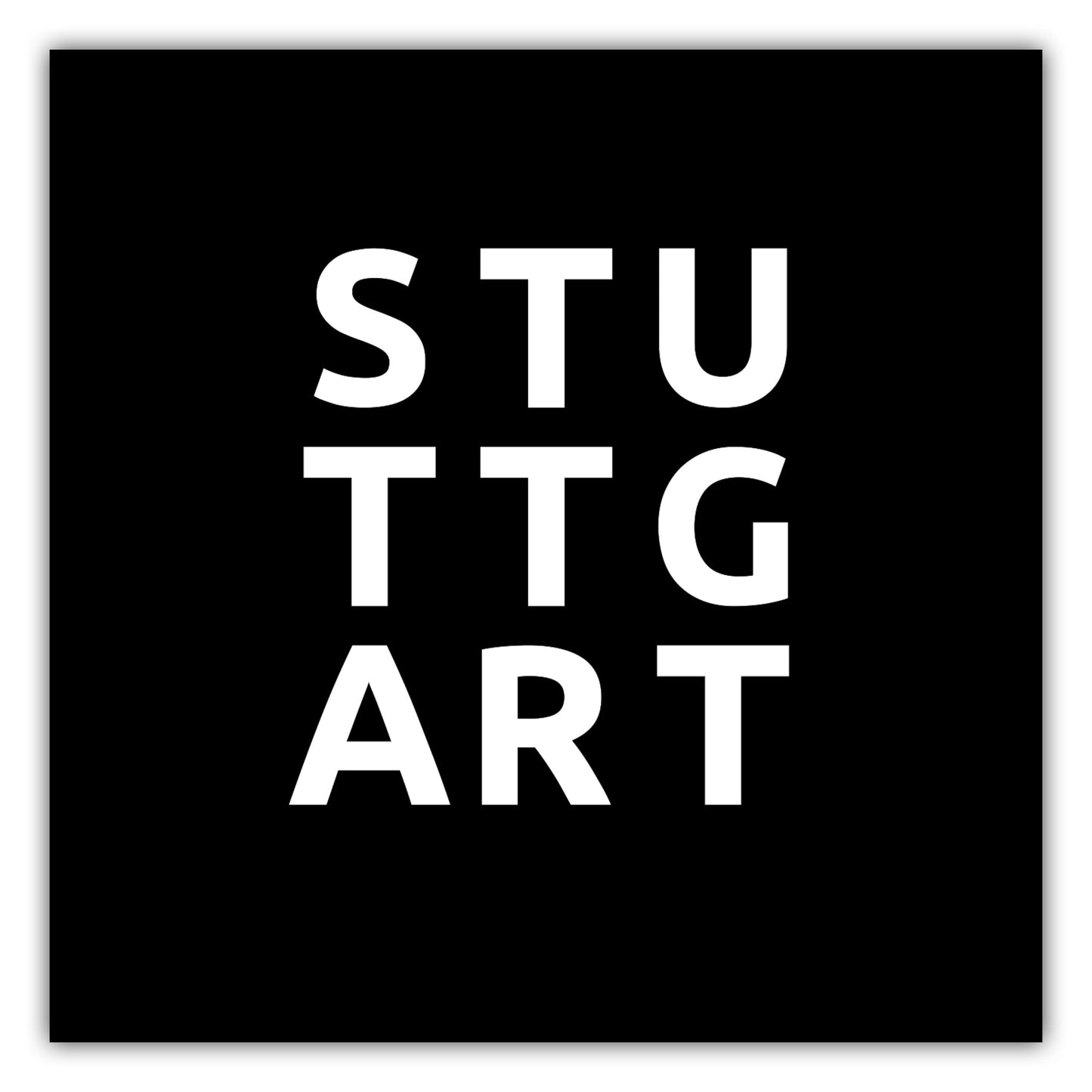 Poster Stadt STUTTGART
