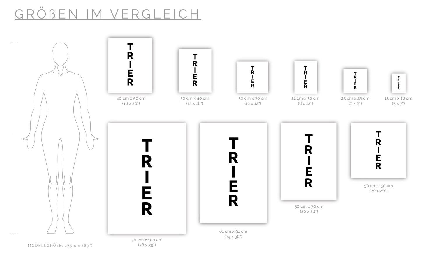 Poster Stadt TRIER