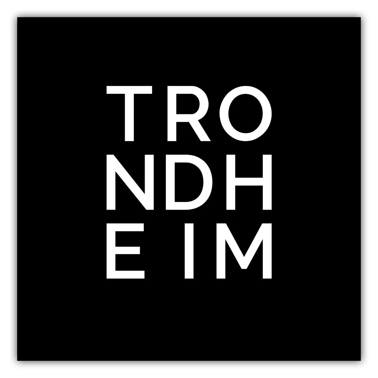 Poster Stadt TRONDHEIM