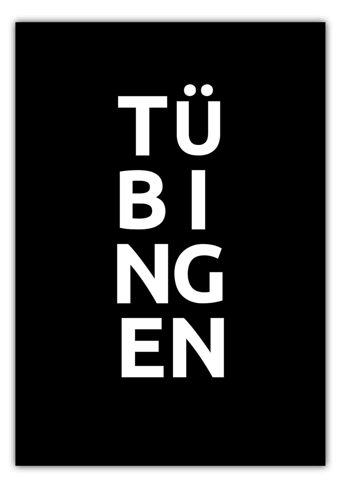 Poster Stadt TÜBINGEN