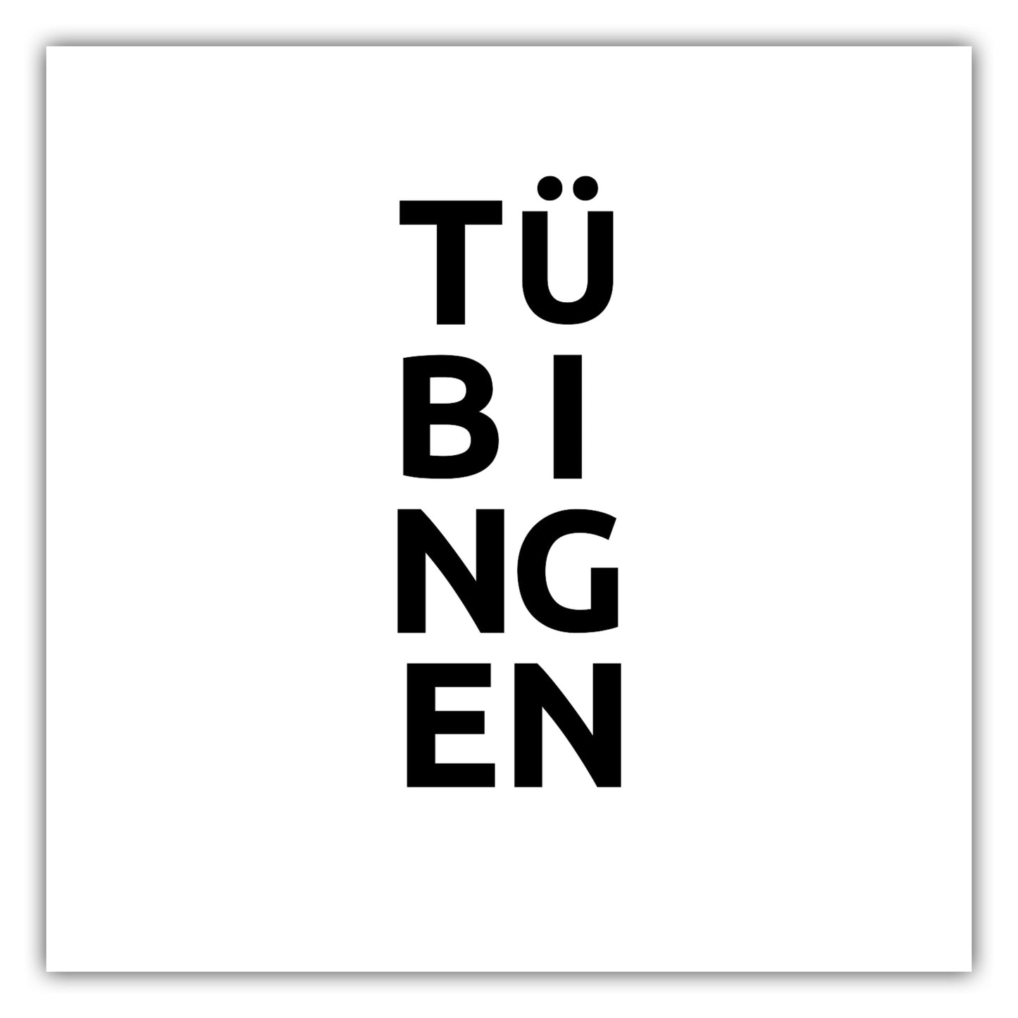 Poster Stadt TÜBINGEN