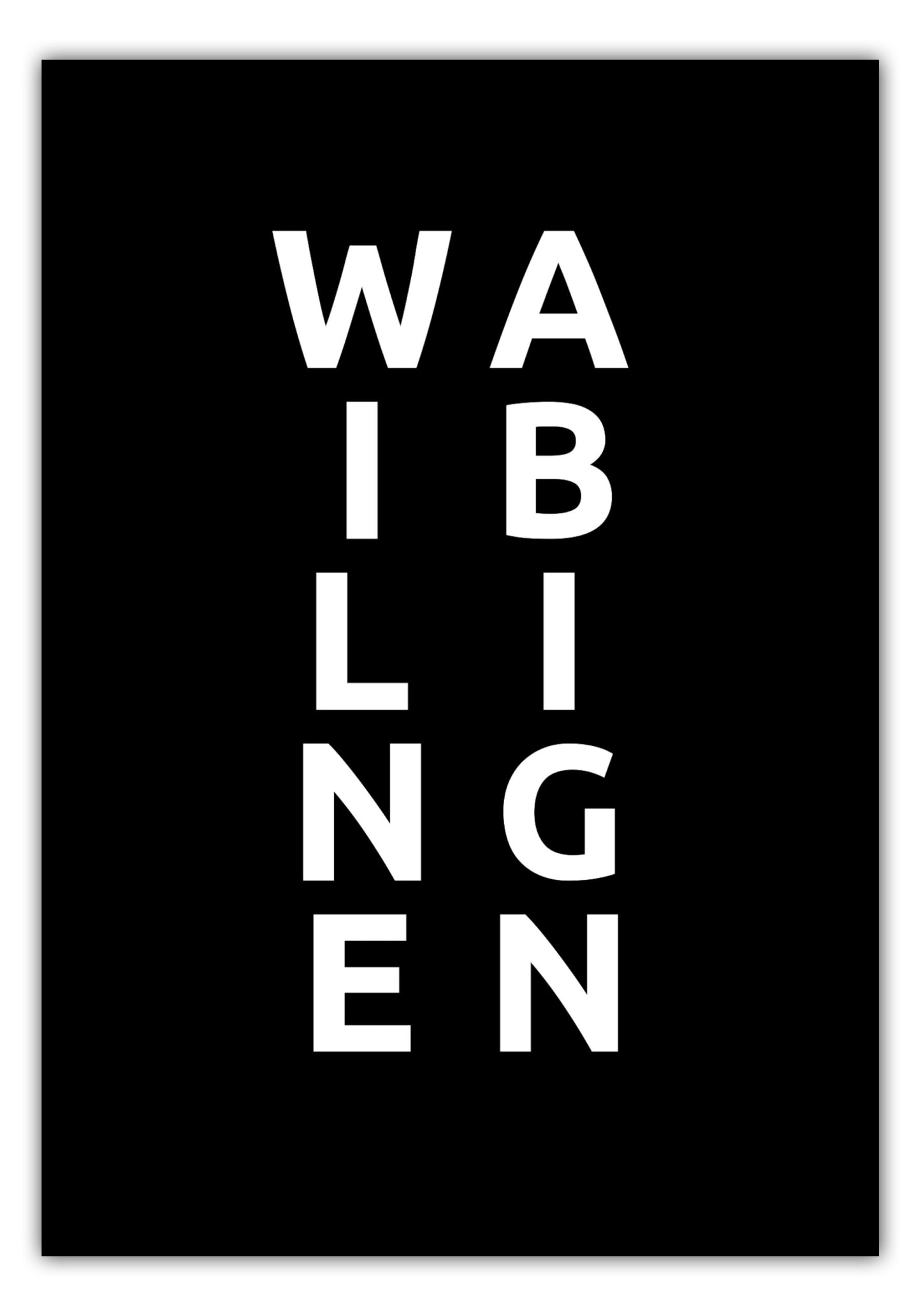 Poster Stadt WAIBLINGEN