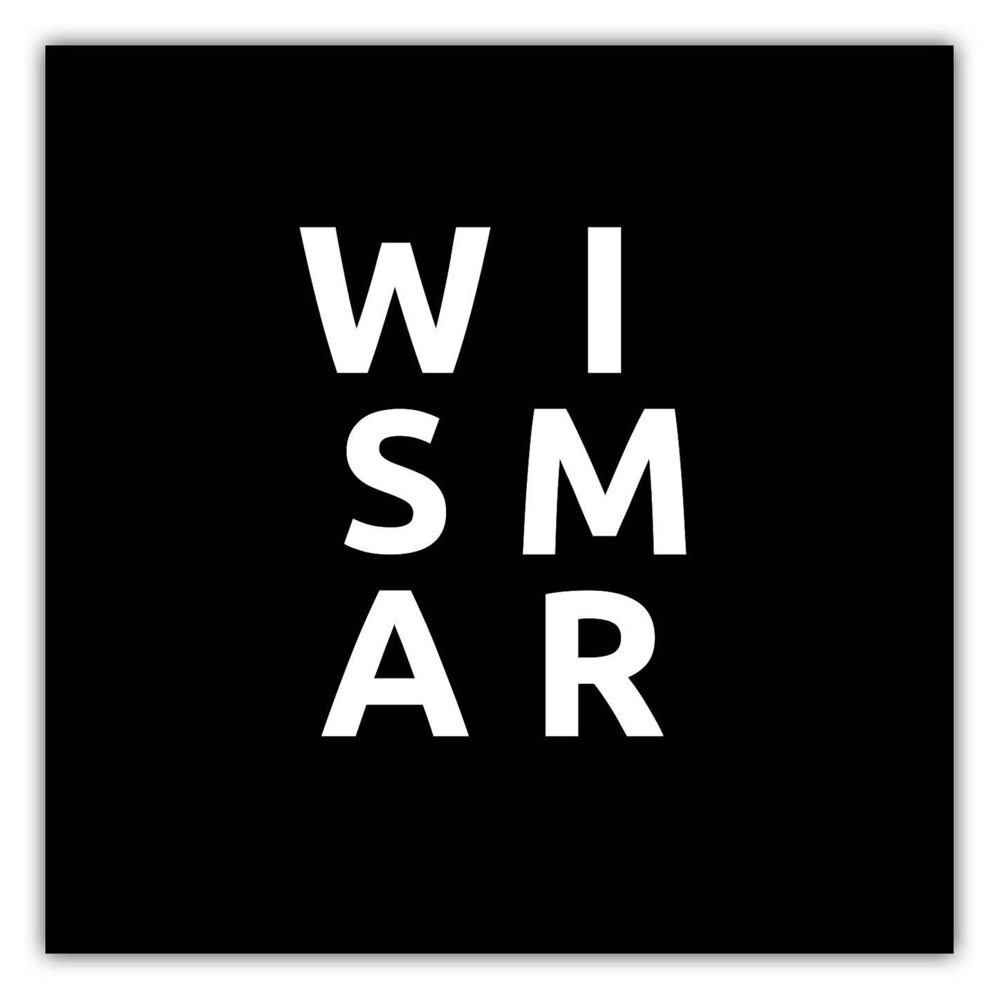 Poster Stadt WISMAR
