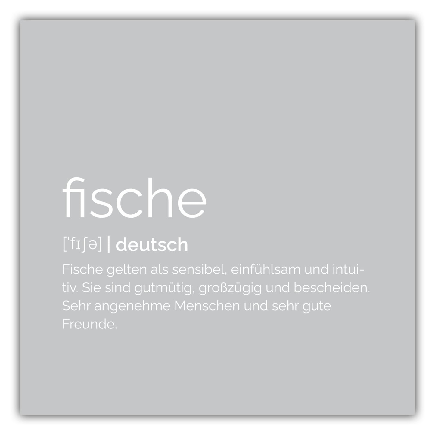 Poster Sternzeichen Fische - Definition