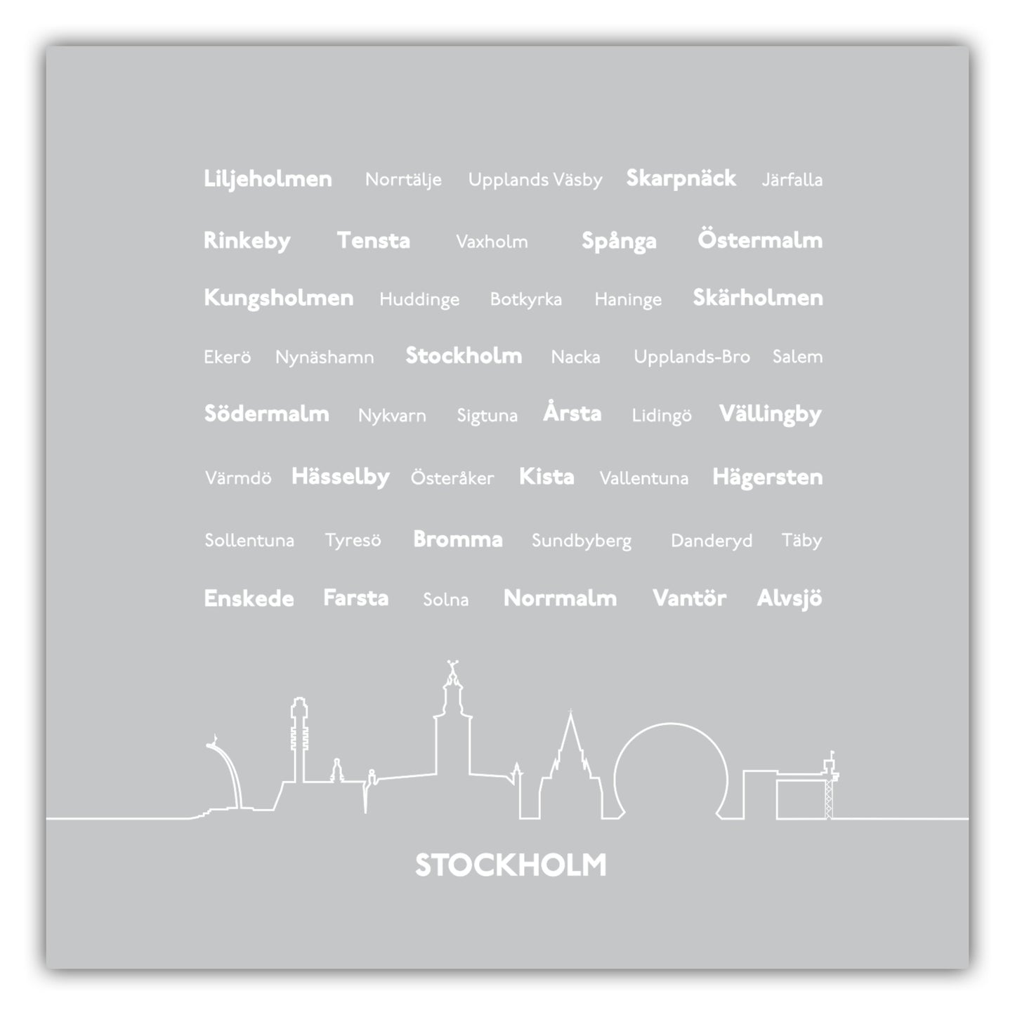 Poster Stockholmer Vororte #1