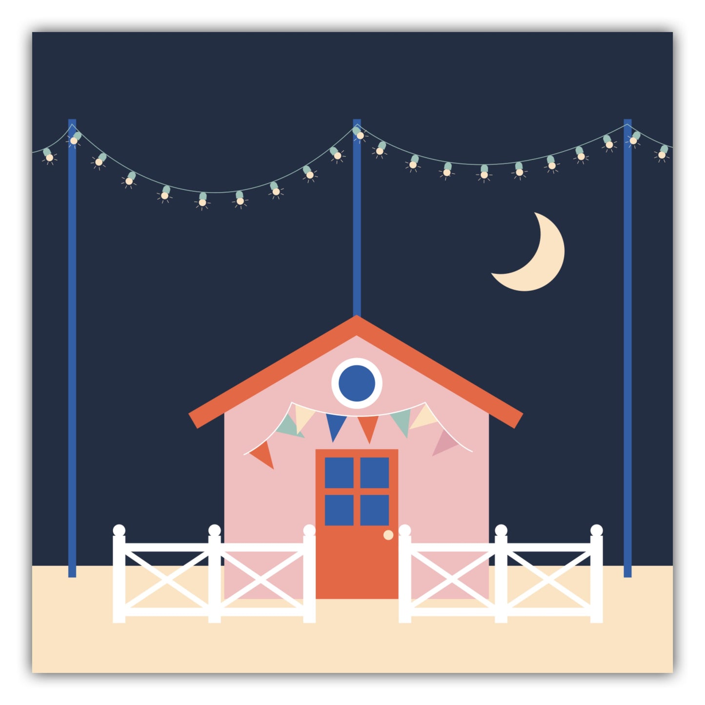 Poster Strandparty - Dreamy Dutch Collection