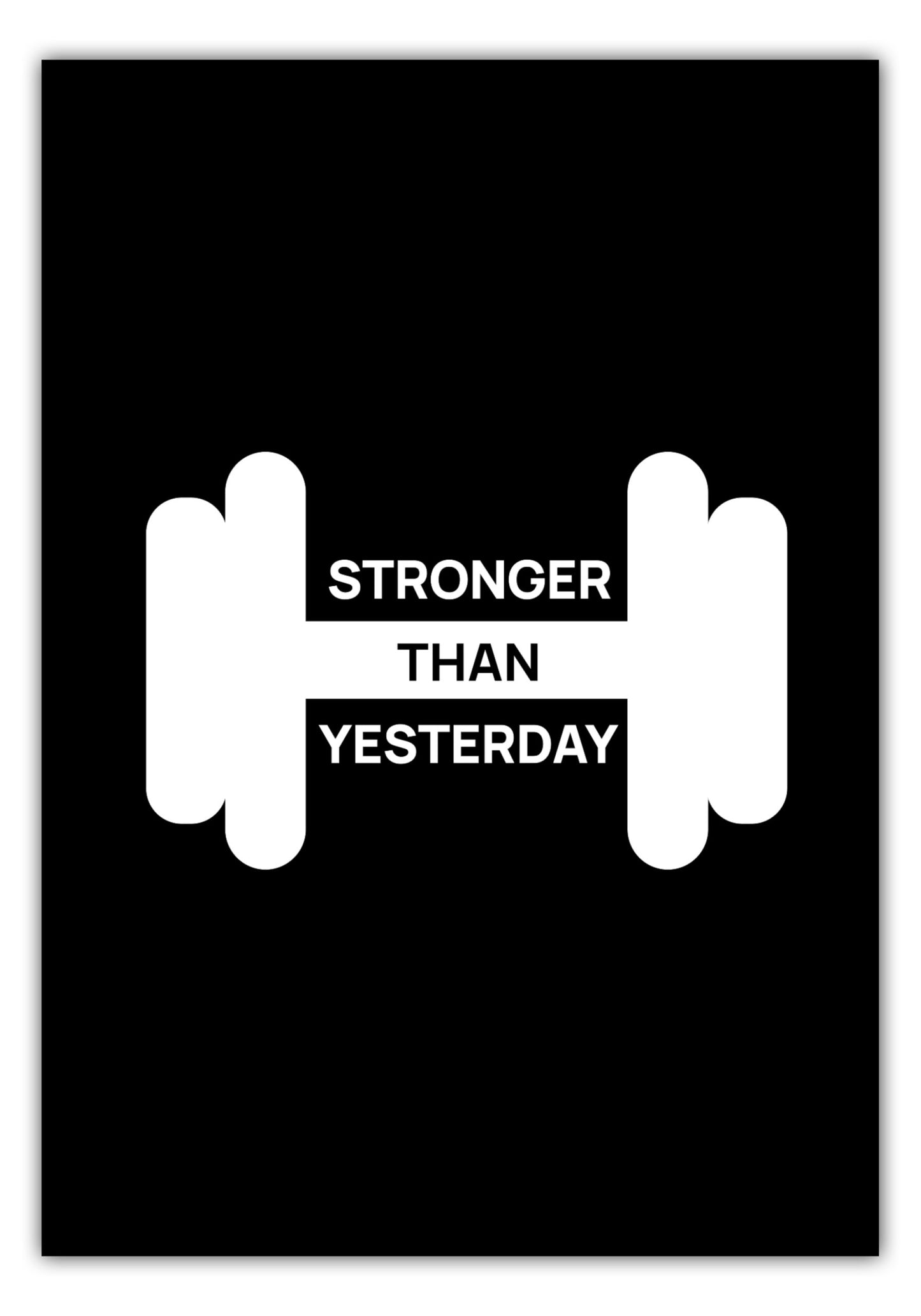 Poster Stronger Than Yesterday