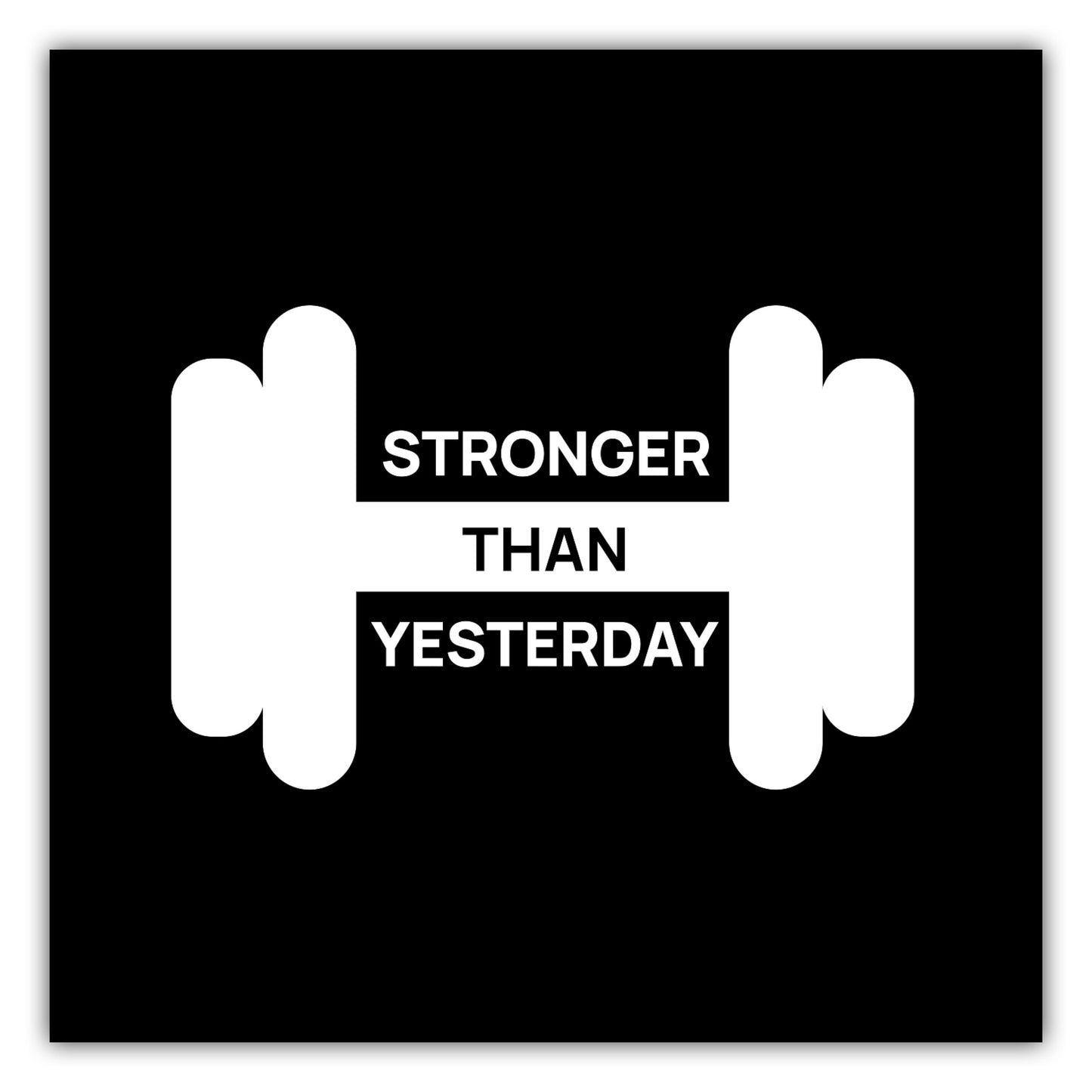 Poster Stronger Than Yesterday
